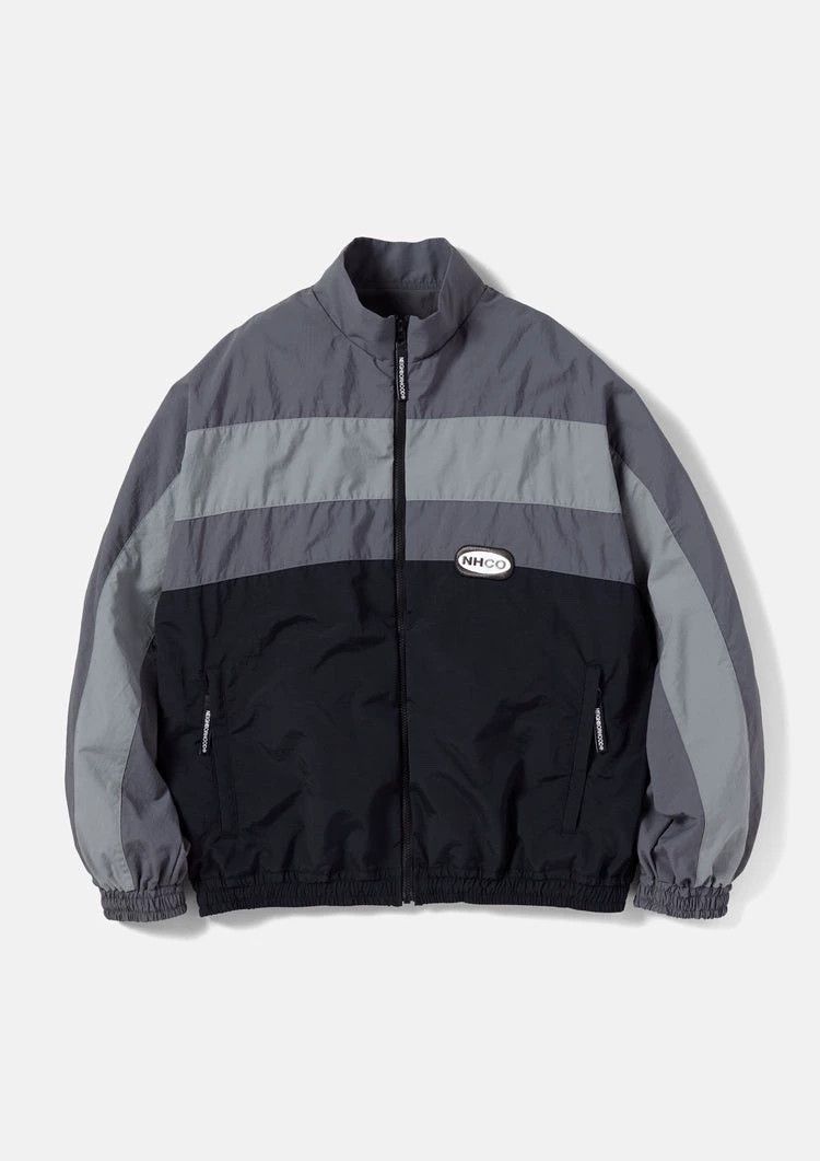 neighborhood 22aw gray and black jacket