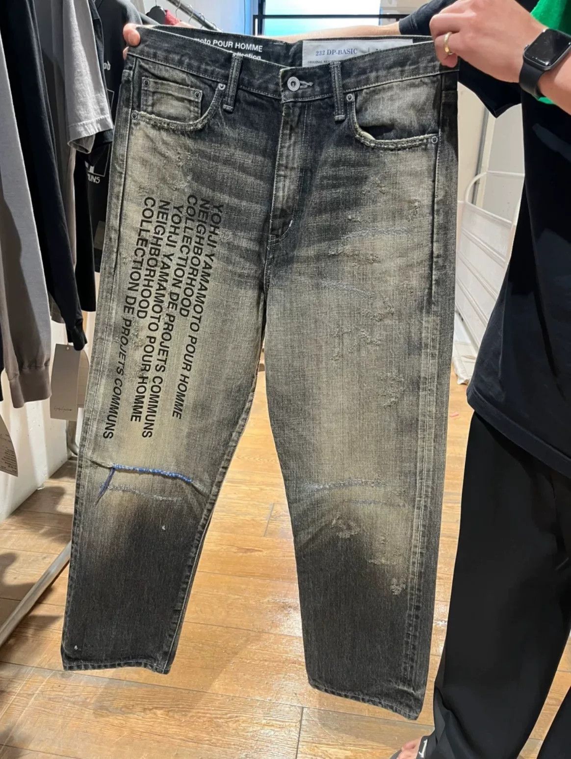 Yohji Yamamoto yokohama neighborhood yohji yamamoto denim pants Size US 30 / EU 46 - 2 Thumbnail
