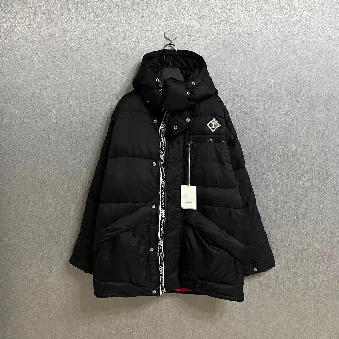 Givenchy givenchy logo padded jacket with detachable hood Size US M / EU 48-50 / 2 - 2 Thumbnail