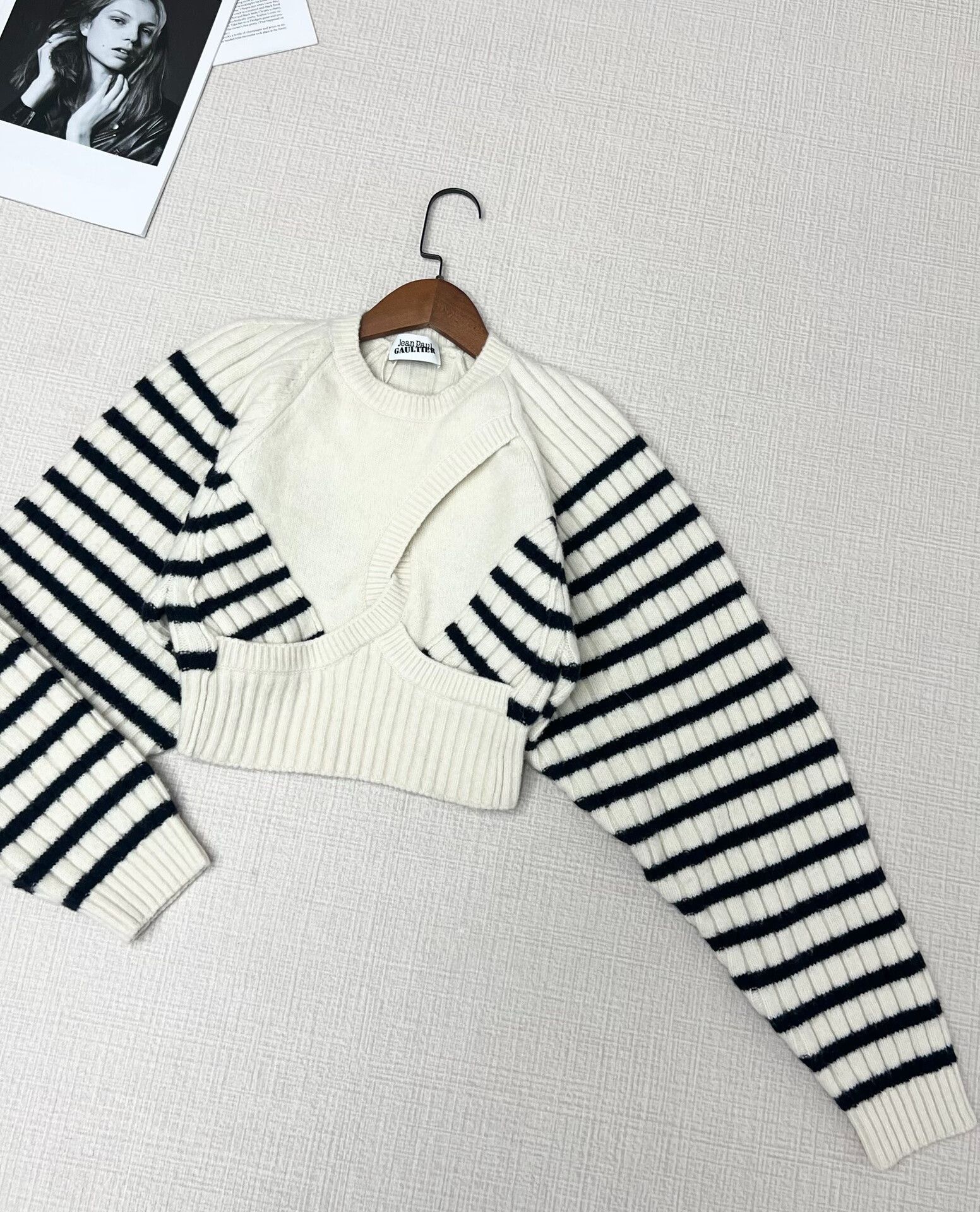 Jean Paul Gaultier Jean Paul Gaultier Color-Block Knit Sweater Size S / US 4 / IT 40 - 2 Thumbnail