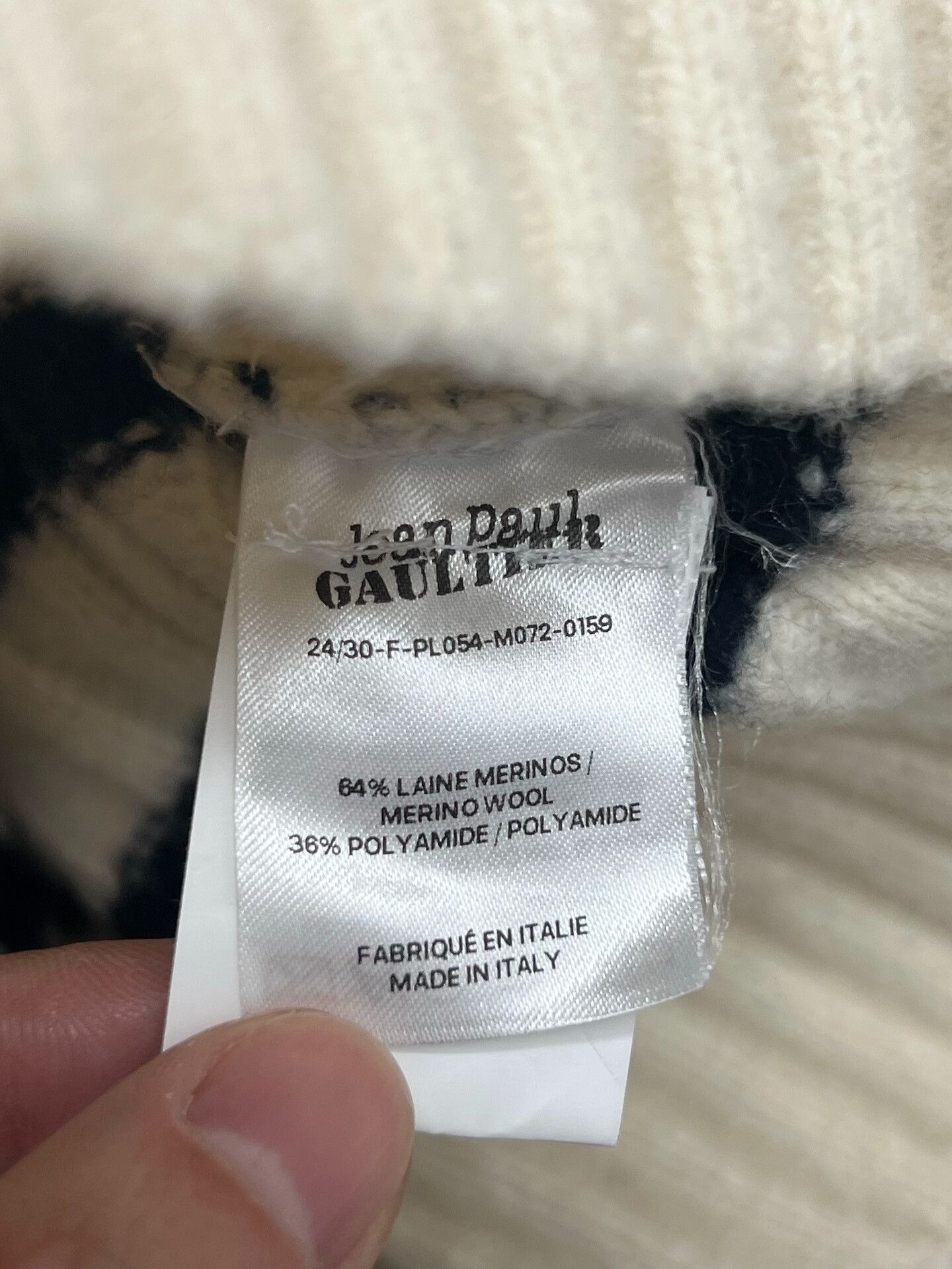 Jean Paul Gaultier Jean Paul Gaultier Color-Block Knit Sweater Size S / US 4 / IT 40 - 5 Thumbnail