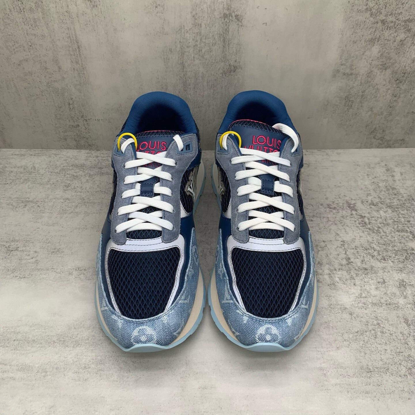 Louis Vuitton Louis Vuitton Blue Denim Sneakers Size US 7.5 / EU 40-41 - 4 Thumbnail