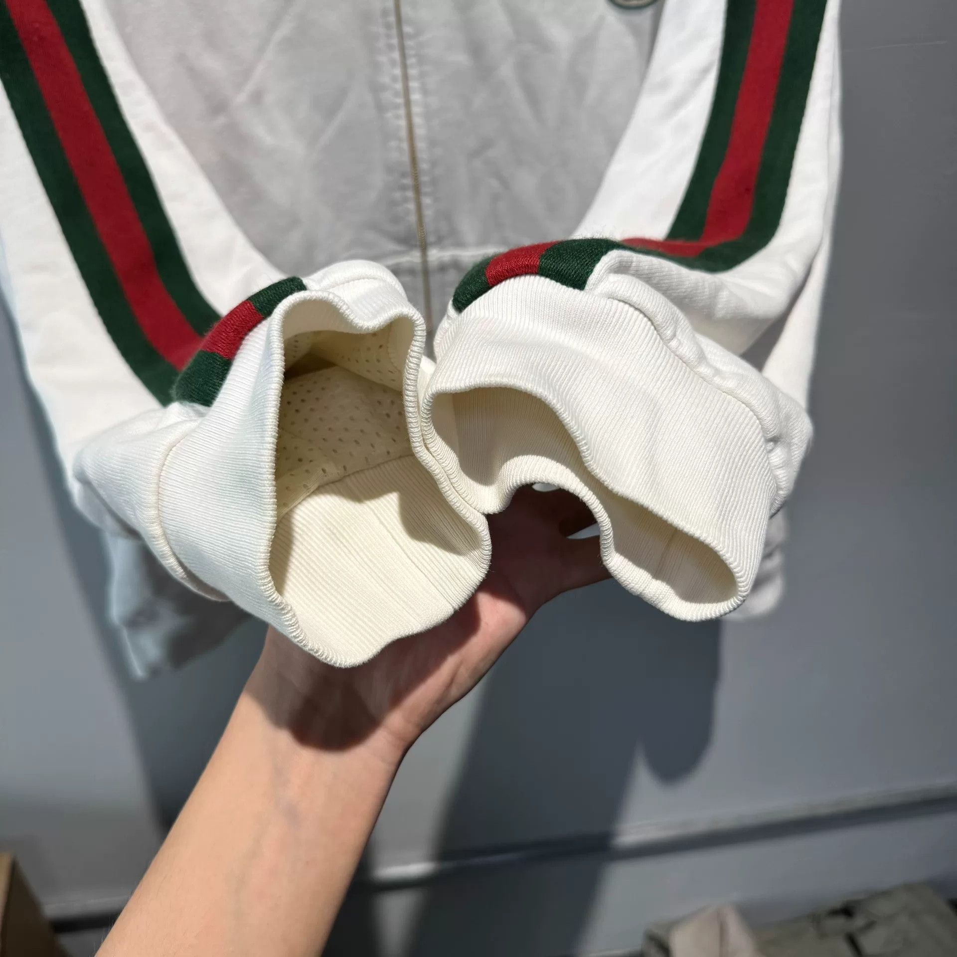 Gucci GUCCI Double G Logo Striped Jacket Size US XXL / EU 58 / 5 - 3 Thumbnail