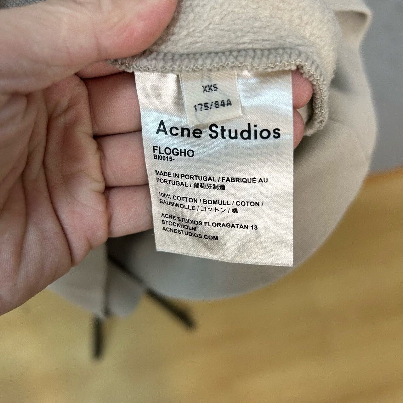 Acne Studios Acne Studios Lettered Collar Sweatshirt Size XXS / US 00 / IT 34 - 4 Thumbnail