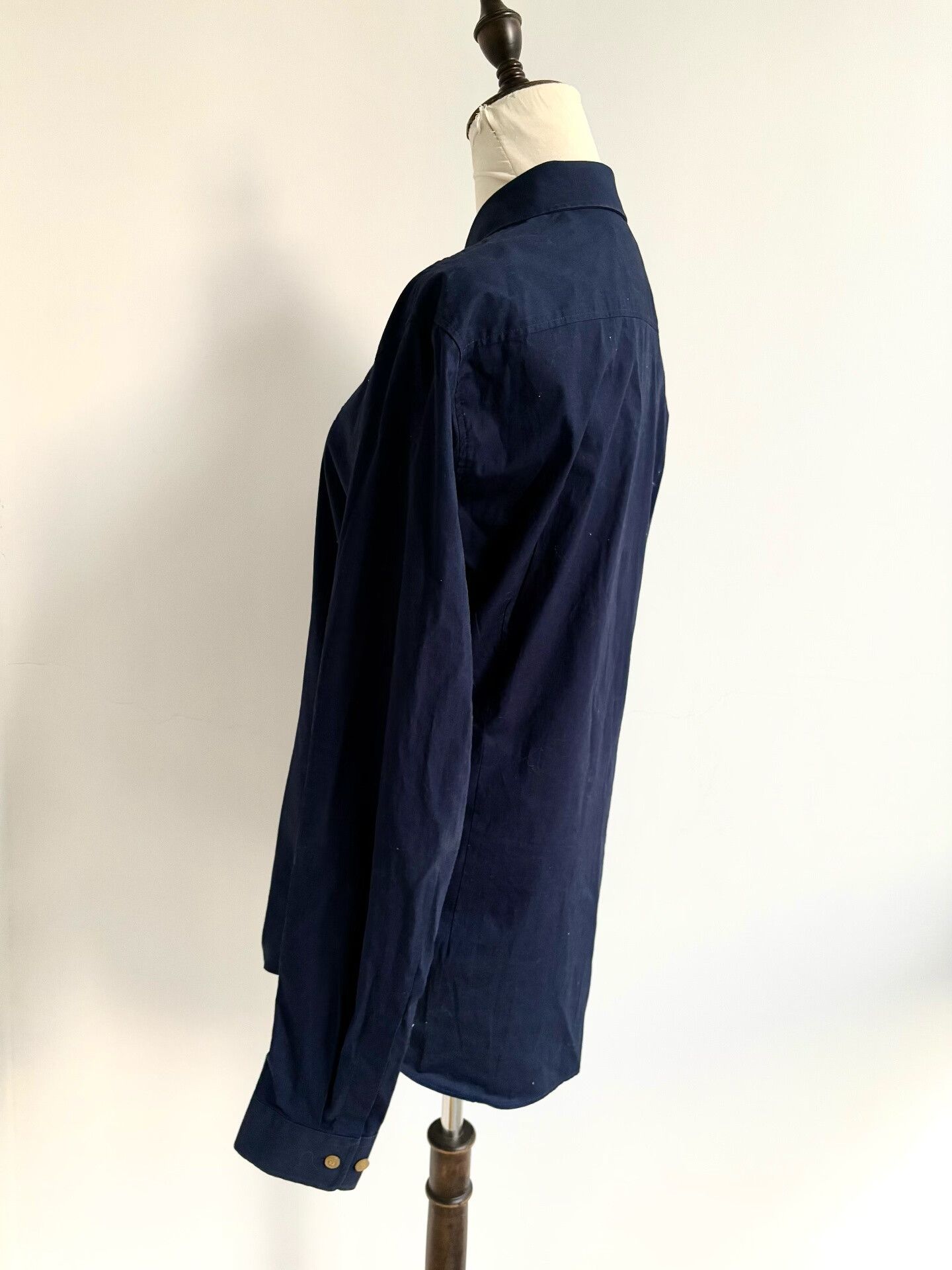 Vivienne Westwood Vivienne Westwood Navy Saturn Shirt Size US M / EU 48-50 / 2 - 3 Thumbnail