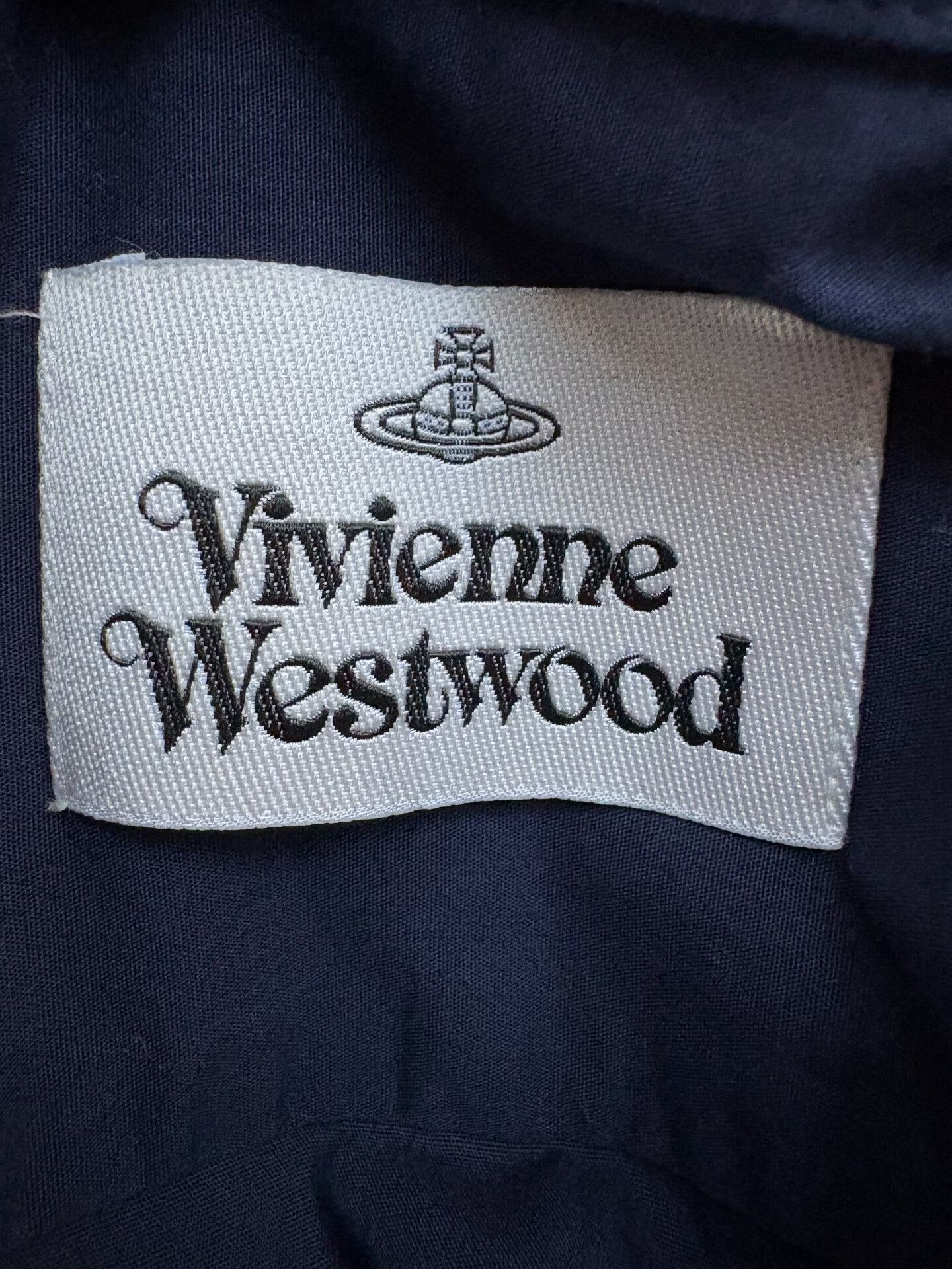 Vivienne Westwood Vivienne Westwood Navy Saturn Shirt Size US M / EU 48-50 / 2 - 8 Thumbnail