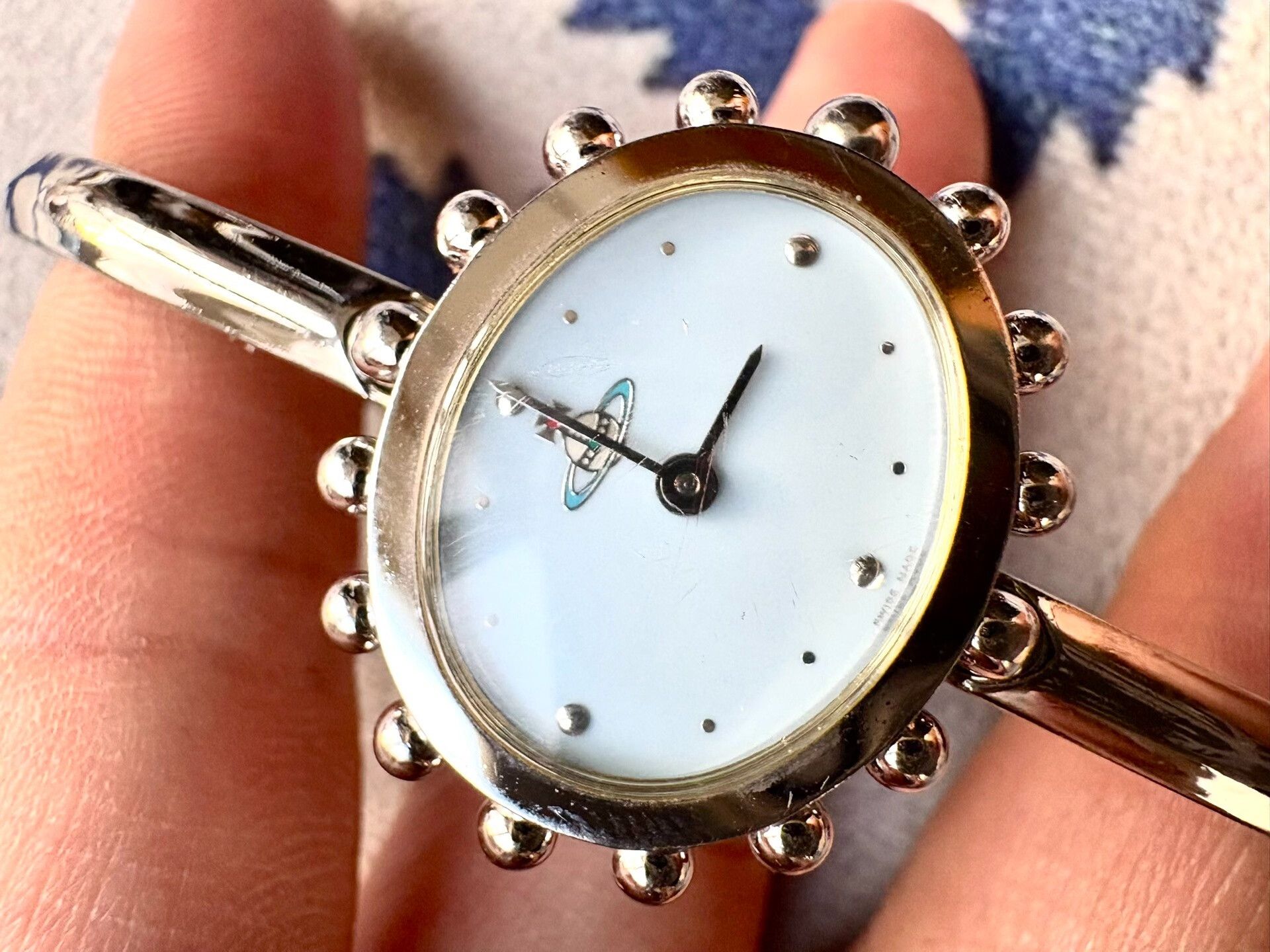 Vivienne Westwood Vivienne Westwood Blue Flower Watch Bracelet Size ONE SIZE - 4 Thumbnail