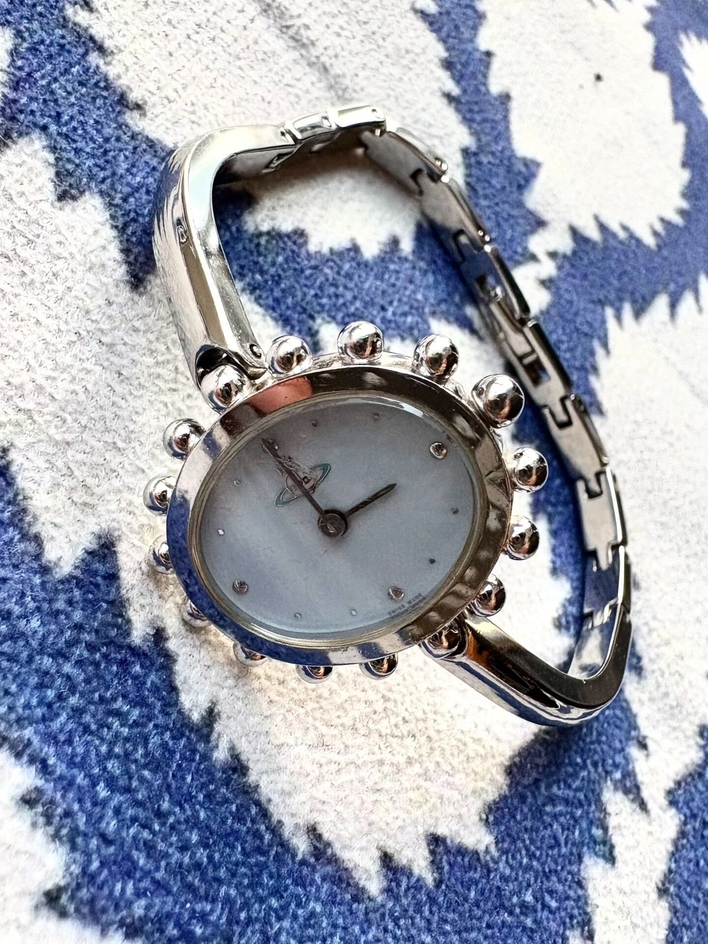 Vivienne Westwood Vivienne Westwood Blue Flower Watch Bracelet Size ONE SIZE - 2 Thumbnail