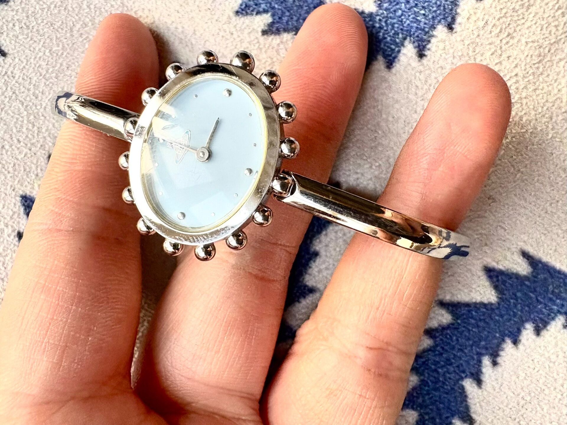 Vivienne Westwood Vivienne Westwood Blue Flower Watch Bracelet Size ONE SIZE - 3 Thumbnail