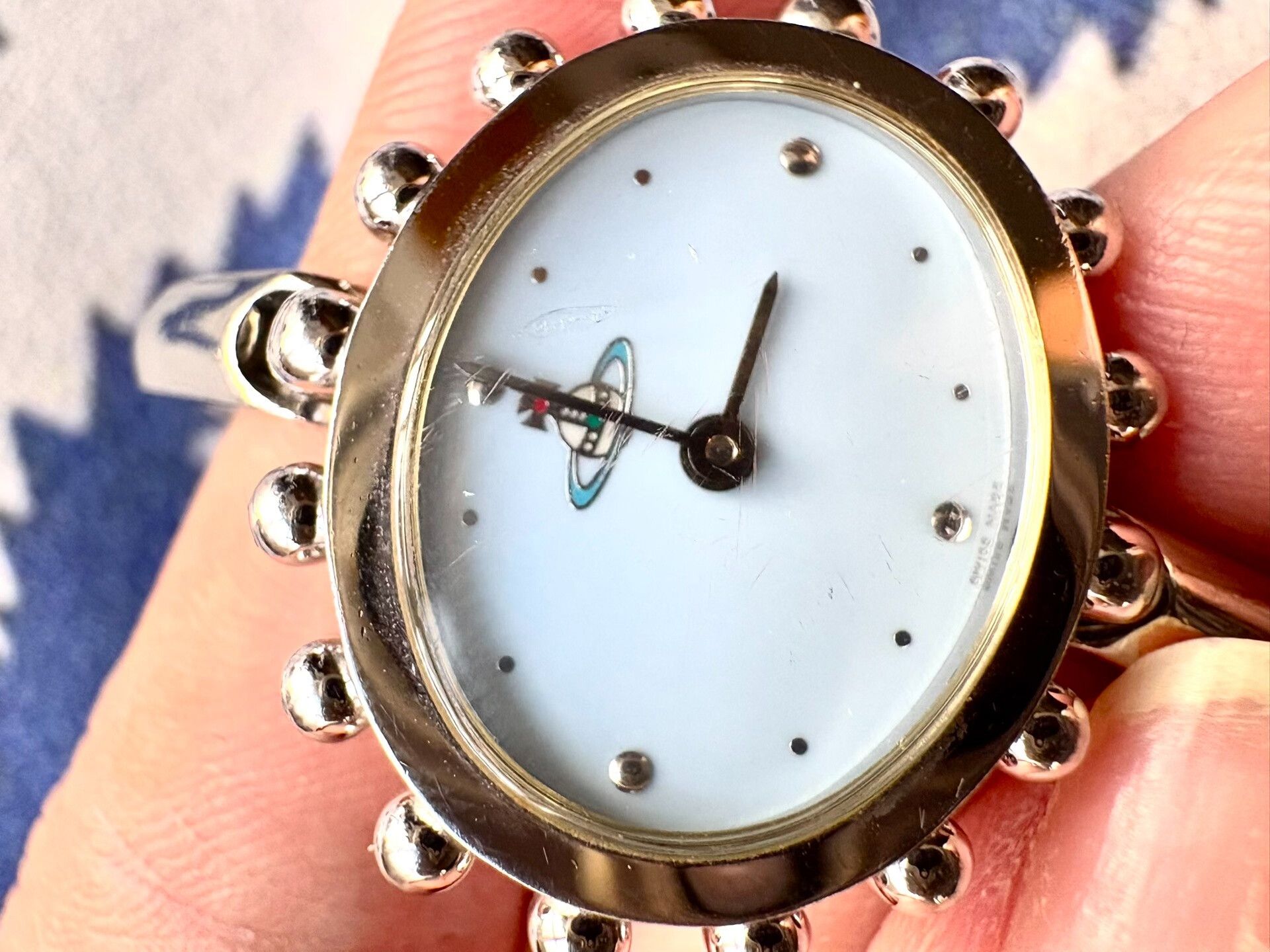 Vivienne Westwood Vivienne Westwood Blue Flower Watch Bracelet Size ONE SIZE - 5 Thumbnail