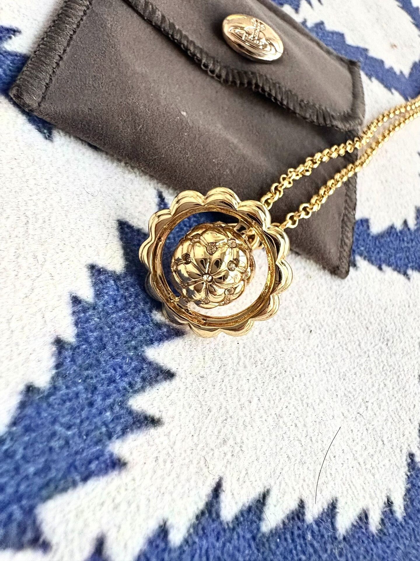 Vivienne Westwood Vivienne Westwood Gold Orb Saturn Necklace Size ONE SIZE - 6 Thumbnail