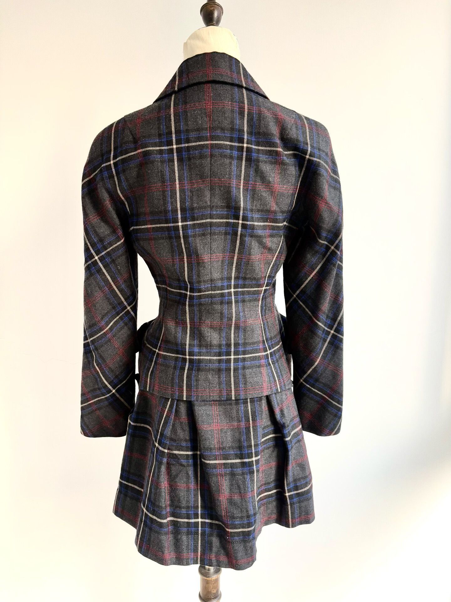 Vivienne Westwood Vivienne Westwood Gray Blue Plaid Set Size M / US 6-8 / IT 42-44 - 3 Thumbnail