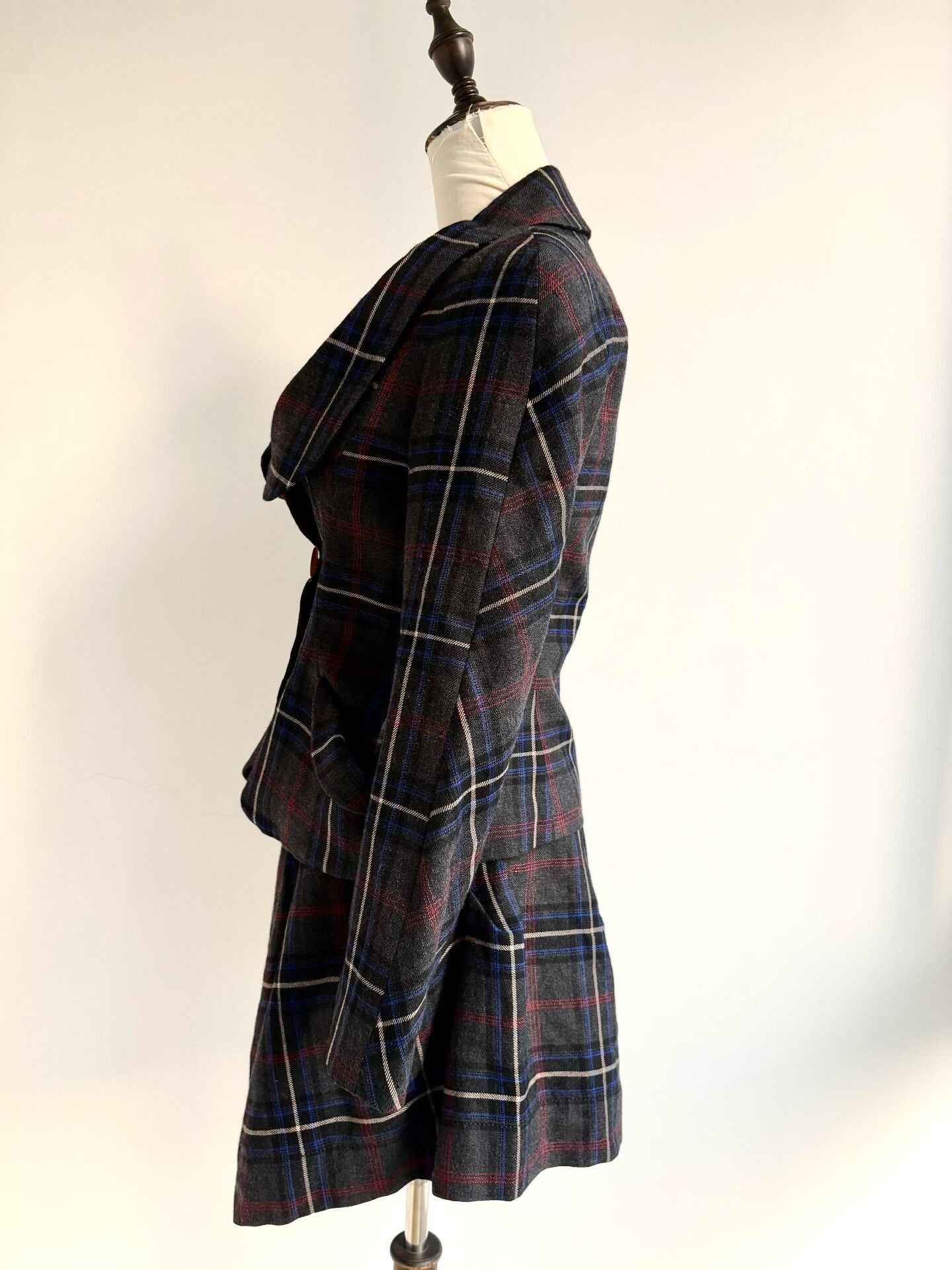 Vivienne Westwood Vivienne Westwood Gray Blue Plaid Set Size M / US 6-8 / IT 42-44 - 2 Thumbnail