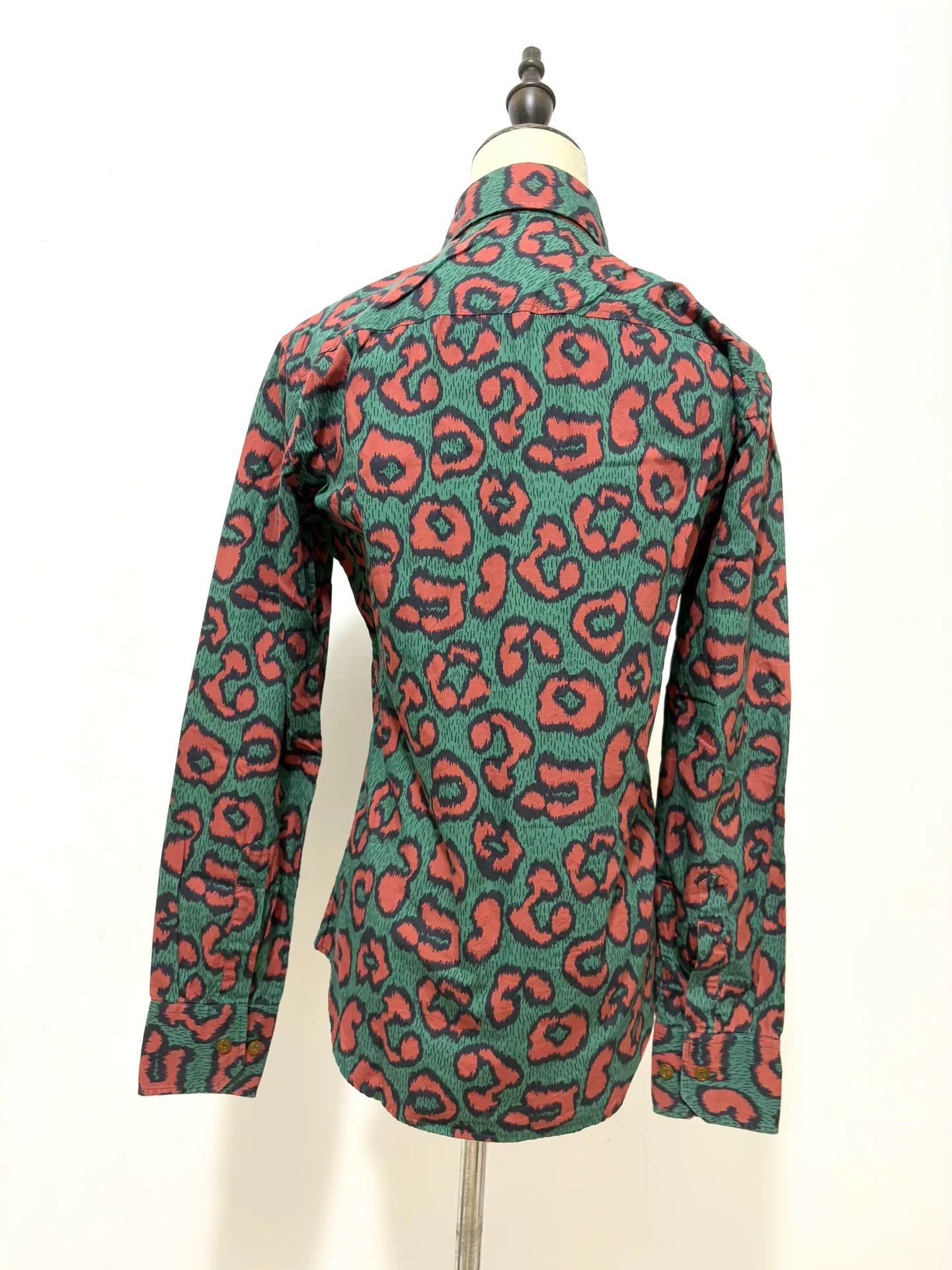 Vivienne Westwood Vivienne Westwood Green Leopard Print Shirt Size M / US 6-8 / IT 42-44 - 4 Thumbnail