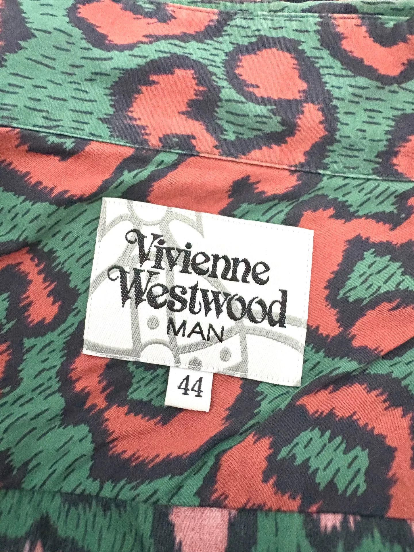 Vivienne Westwood Vivienne Westwood Green Leopard Print Shirt Size M / US 6-8 / IT 42-44 - 5 Thumbnail
