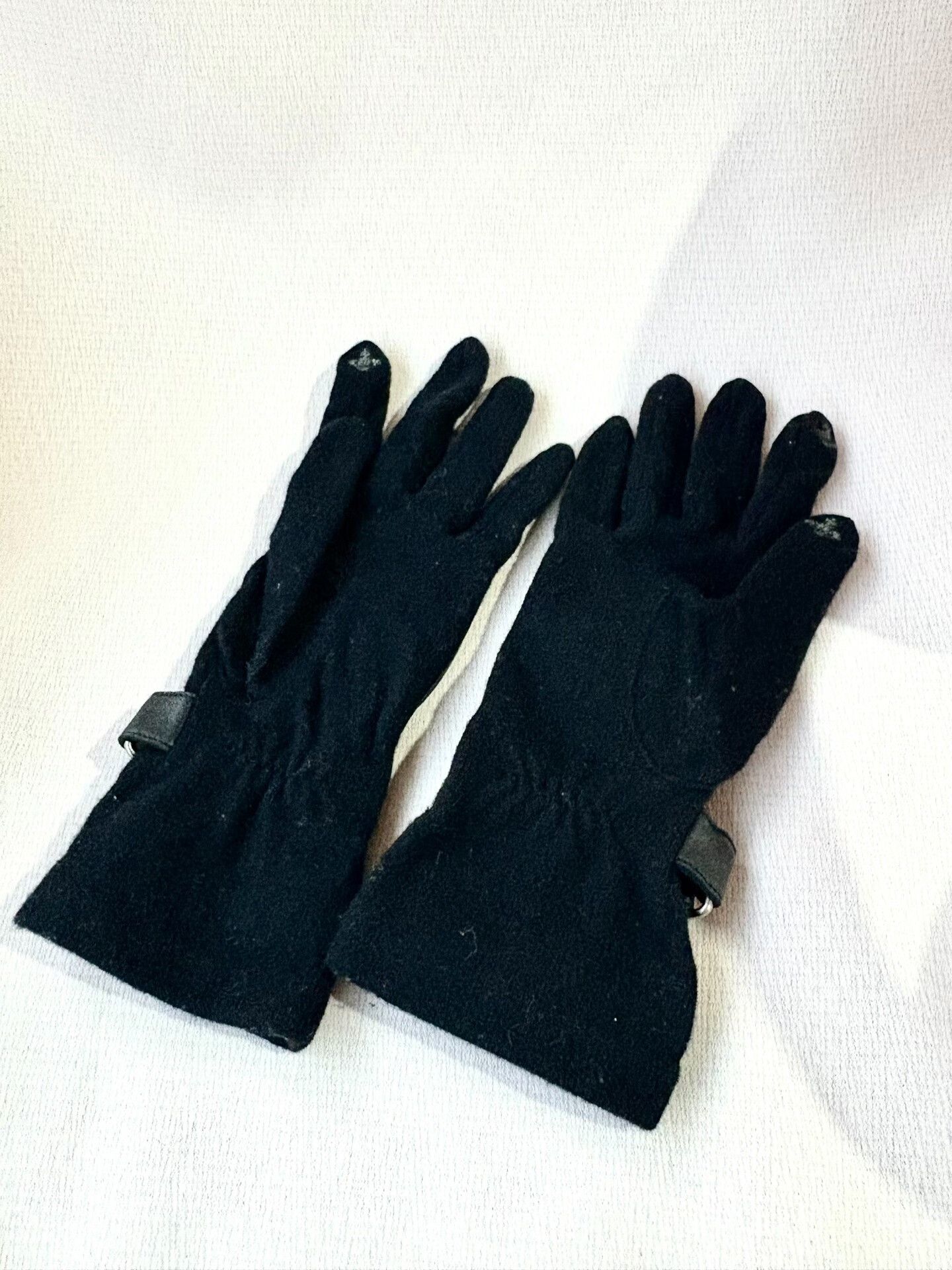 Vivienne Westwood Vivienne Westwood Black Saturn Gloves Size ONE SIZE - 6 Thumbnail