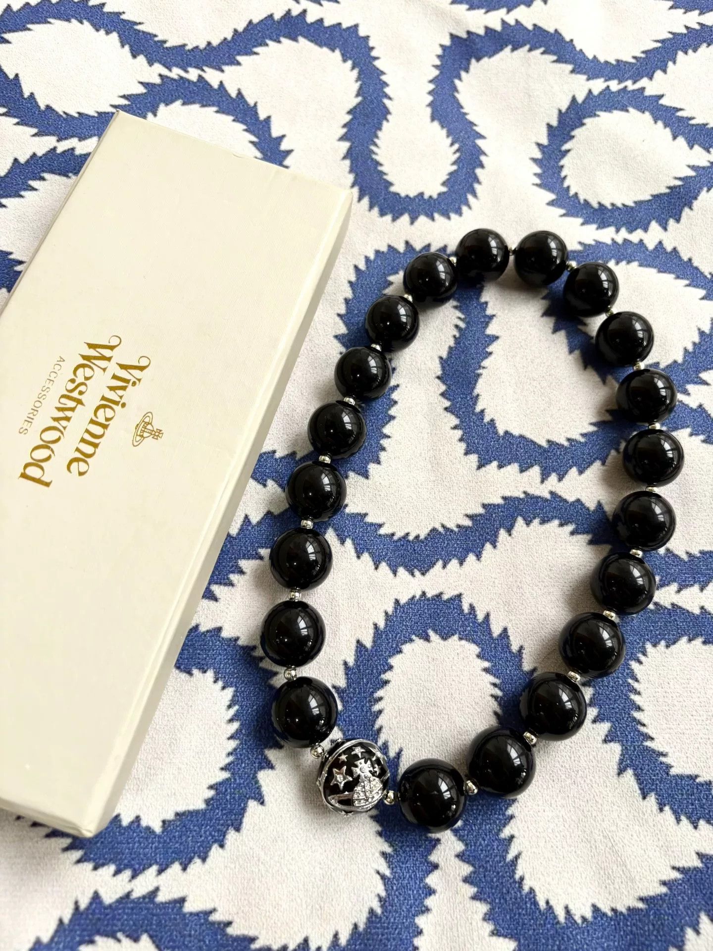 Vivienne Westwood Vivienne Westwood Black Beaded Necklace Size ONE SIZE - 2 Thumbnail