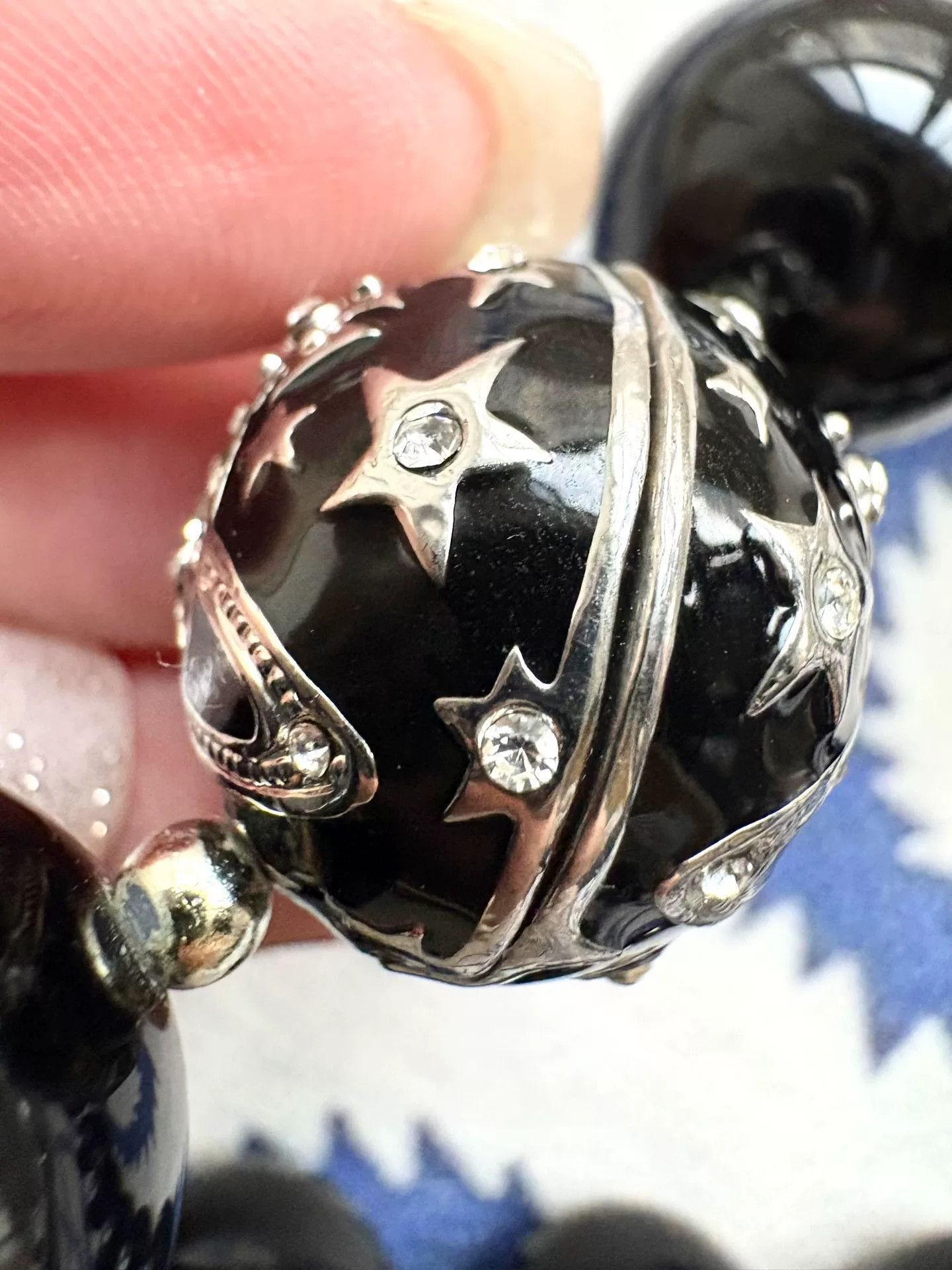 Vivienne Westwood Vivienne Westwood Black Beaded Necklace Size ONE SIZE - 8 Thumbnail