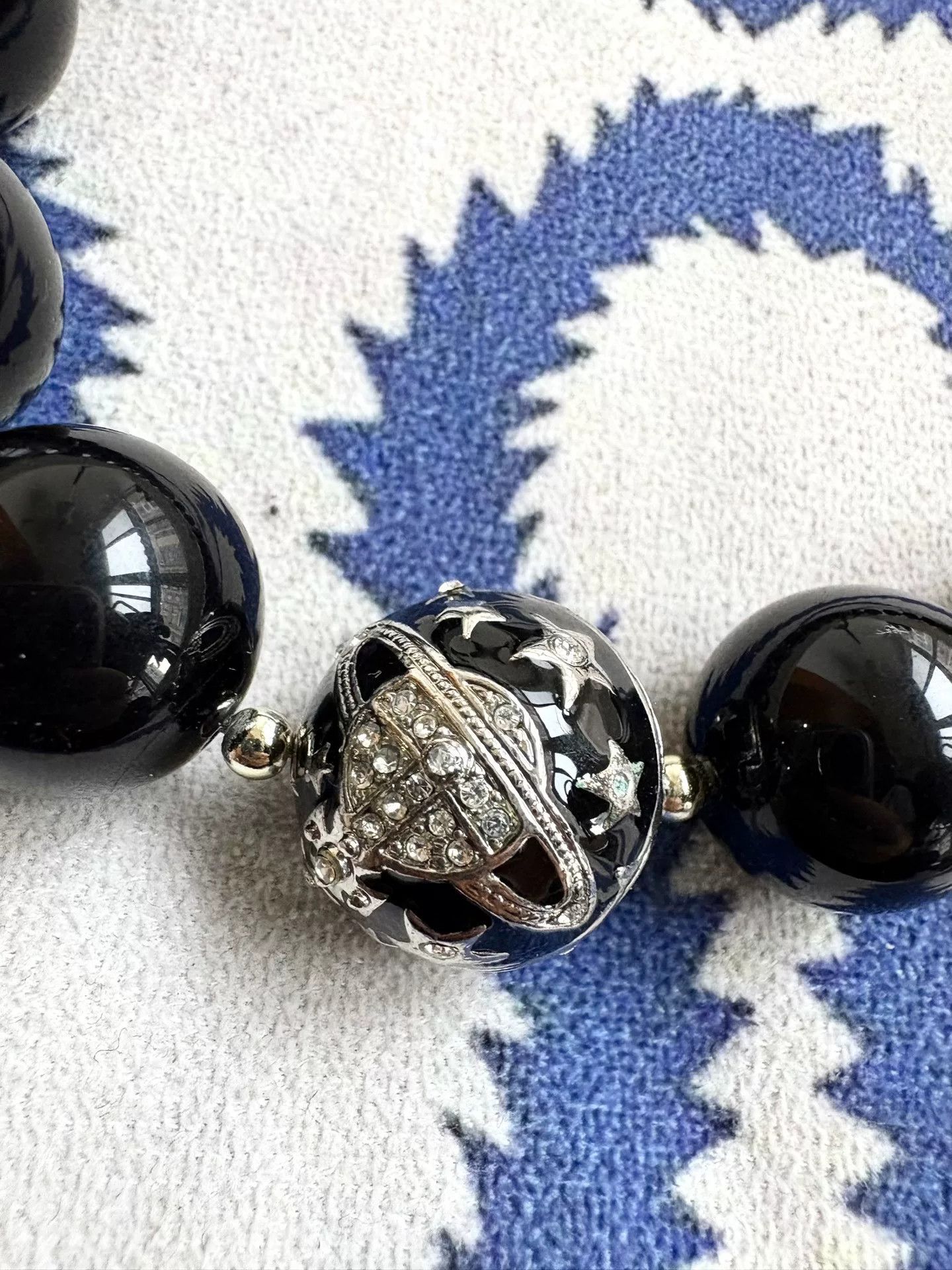 Vivienne Westwood Vivienne Westwood Black Beaded Necklace Size ONE SIZE - 9 Thumbnail