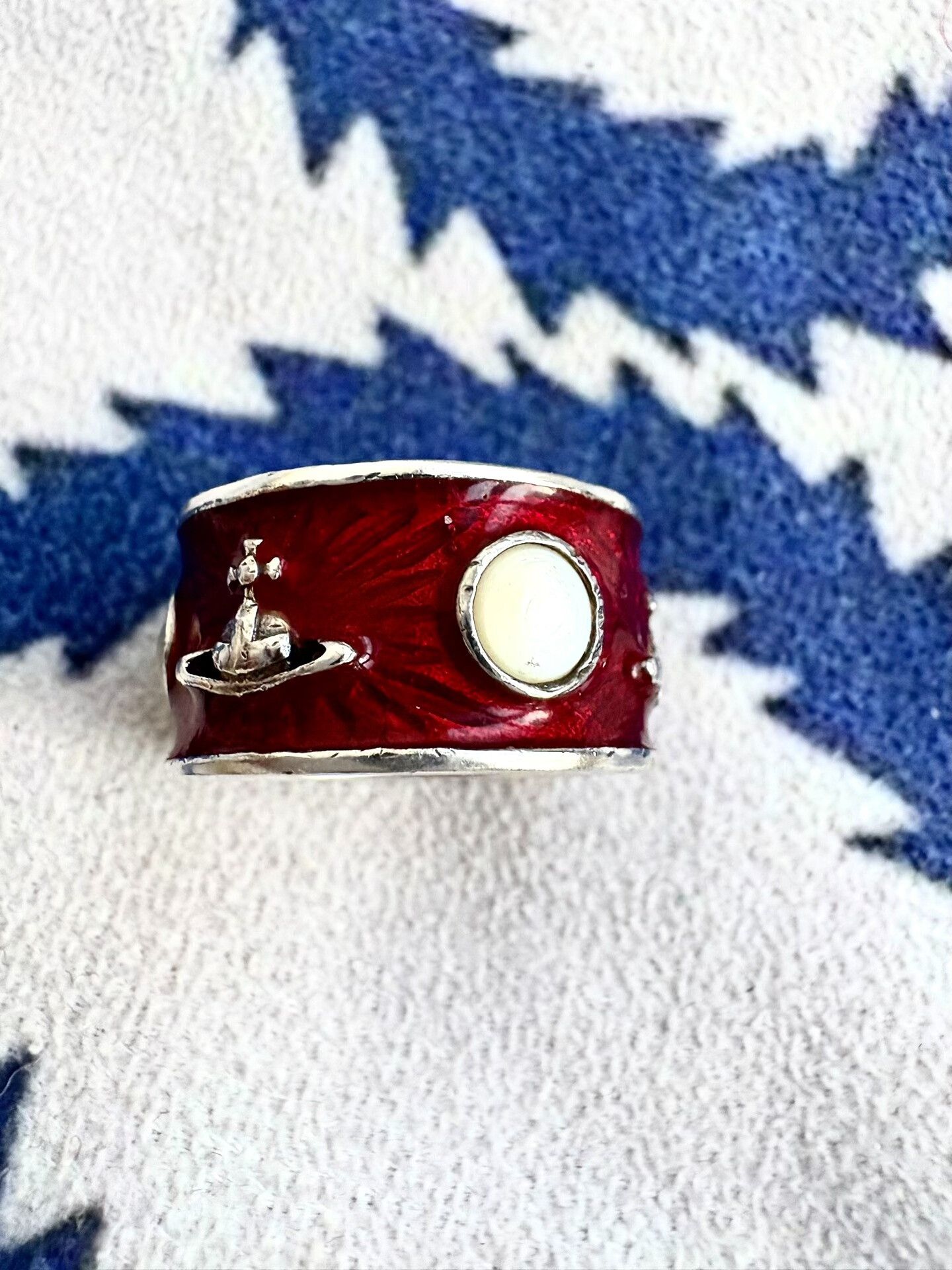 Vivienne Westwood Vivienne Westwood Red King Ring Size ONE SIZE - 4 Thumbnail
