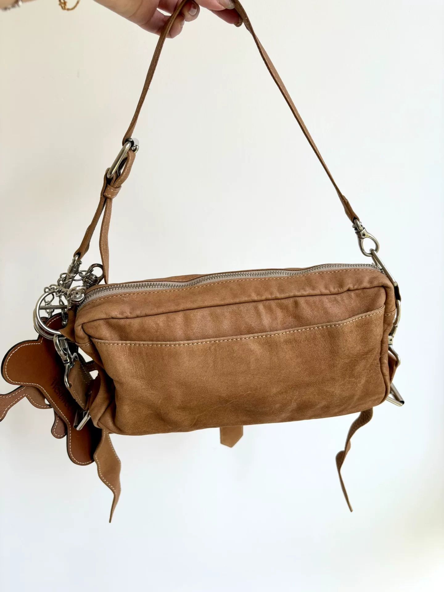 Vivienne Westwood Vivienne Westwood Beige Shoulder Bag Size ONE SIZE - 3 Thumbnail