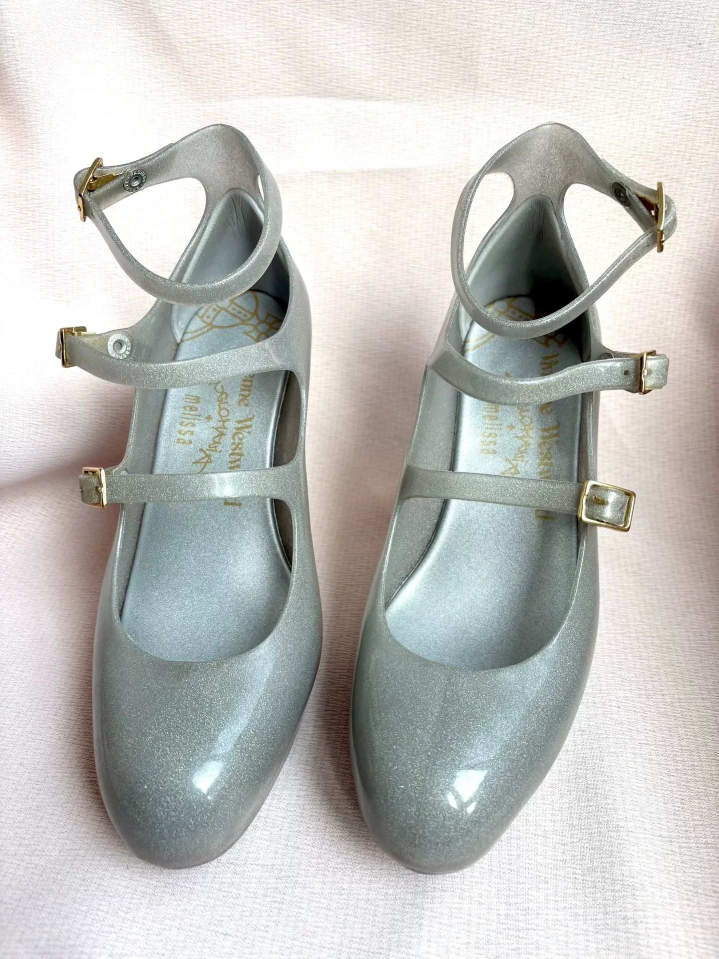 Vivienne Westwood Vivienne Westwood Silver Mary Jane Heels Size US 8 / IT 38 - 2 Thumbnail