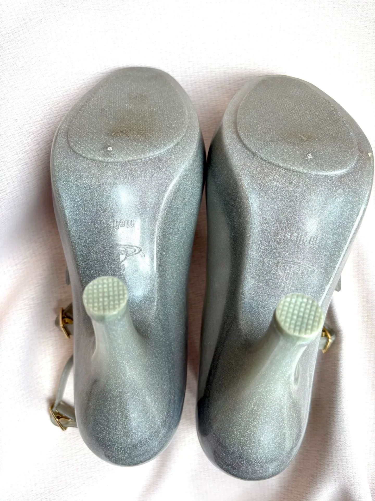 Vivienne Westwood Vivienne Westwood Silver Mary Jane Heels Size US 8 / IT 38 - 8 Thumbnail