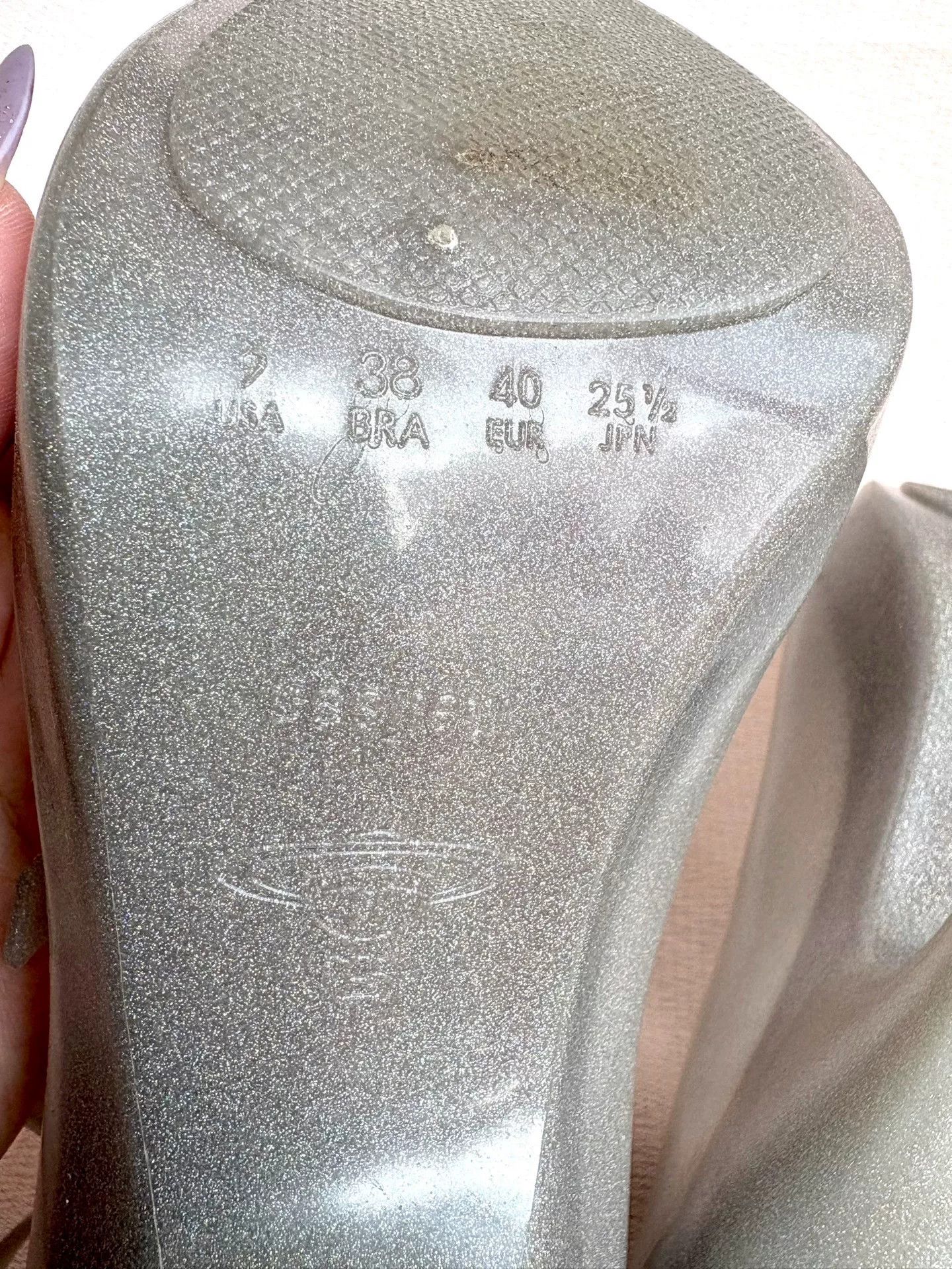 Vivienne Westwood Vivienne Westwood Silver Mary Jane Heels Size US 8 / IT 38 - 9 Thumbnail