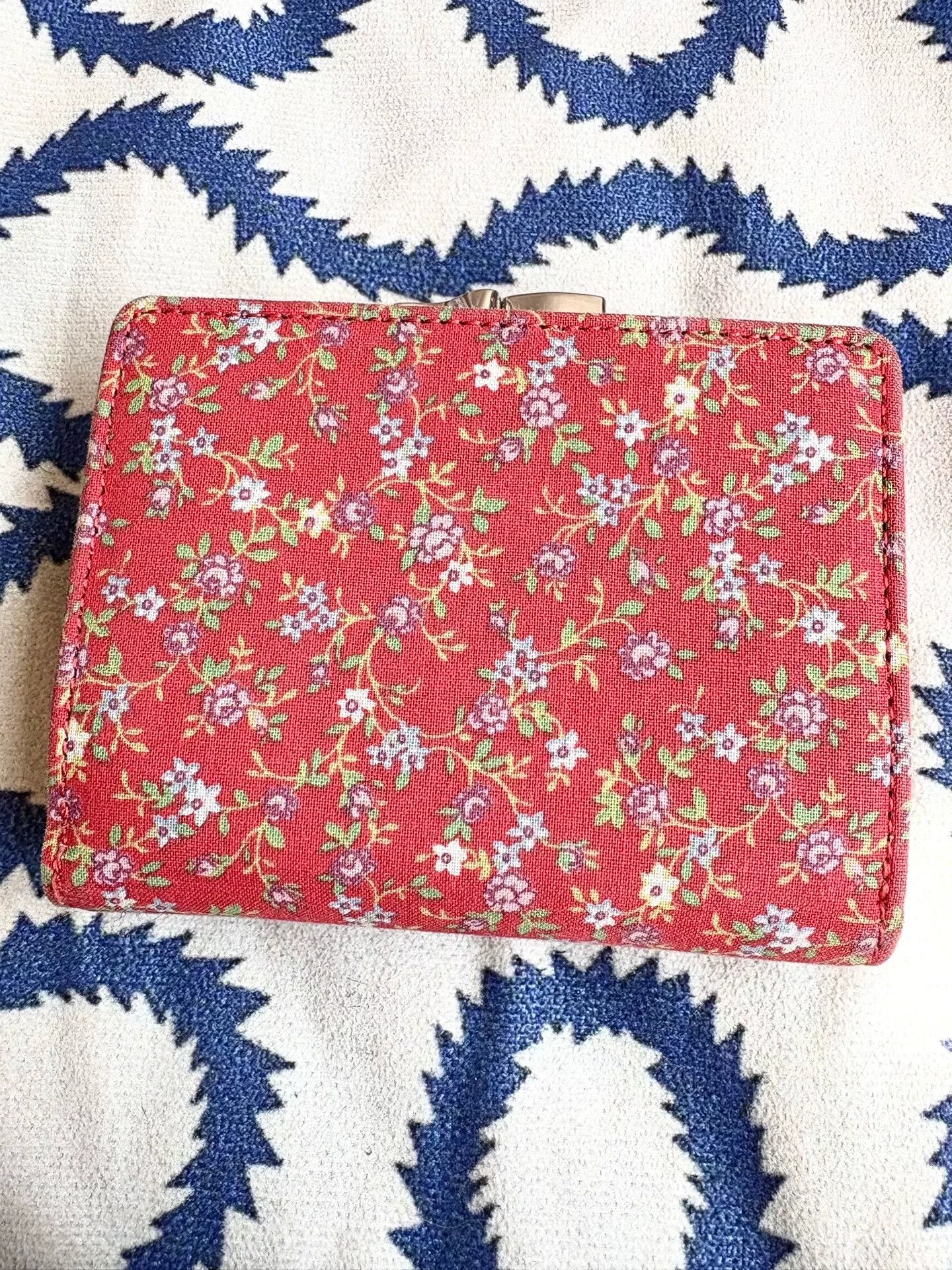 Vivienne Westwood Vivienne Westwood Red Floral Saturn Wallet Size ONE SIZE - 2 Thumbnail