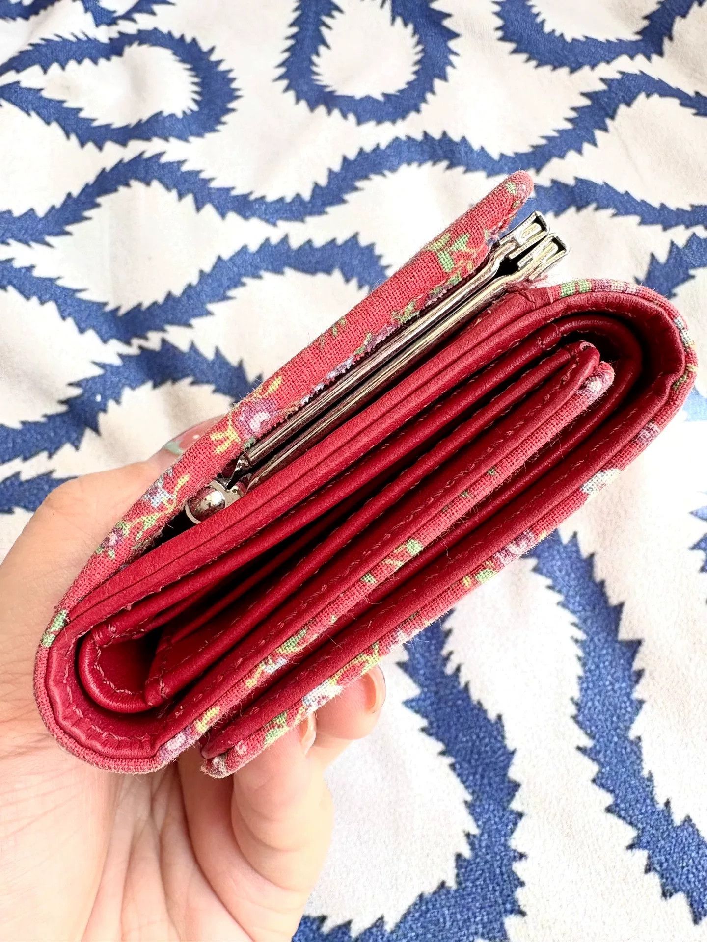 Vivienne Westwood Vivienne Westwood Red Floral Saturn Wallet Size ONE SIZE - 5 Thumbnail