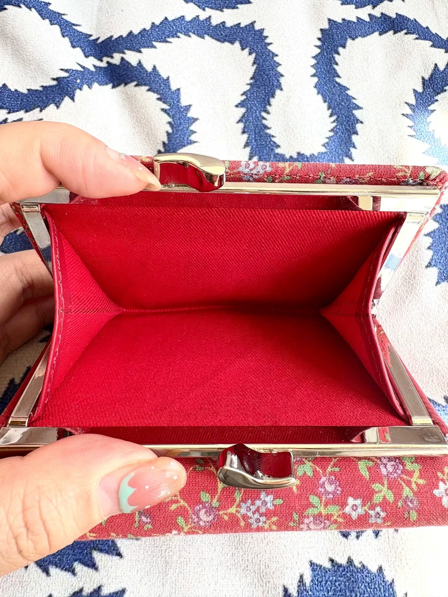 Vivienne Westwood Vivienne Westwood Red Floral Saturn Wallet Size ONE SIZE - 8 Thumbnail