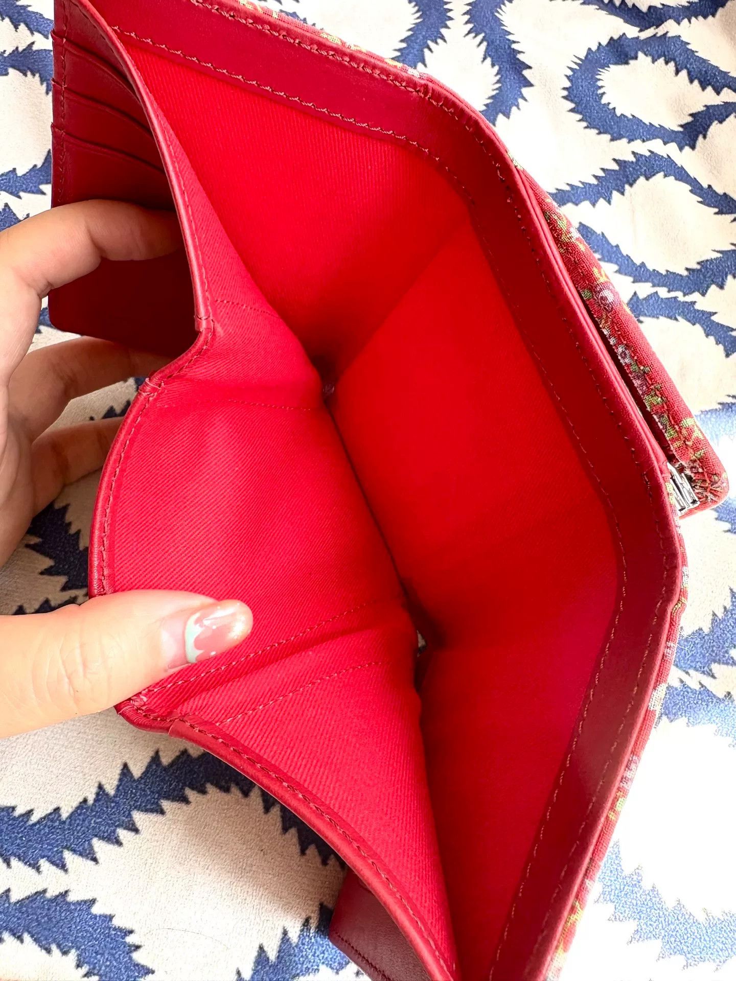 Vivienne Westwood Vivienne Westwood Red Floral Saturn Wallet Size ONE SIZE - 9 Thumbnail