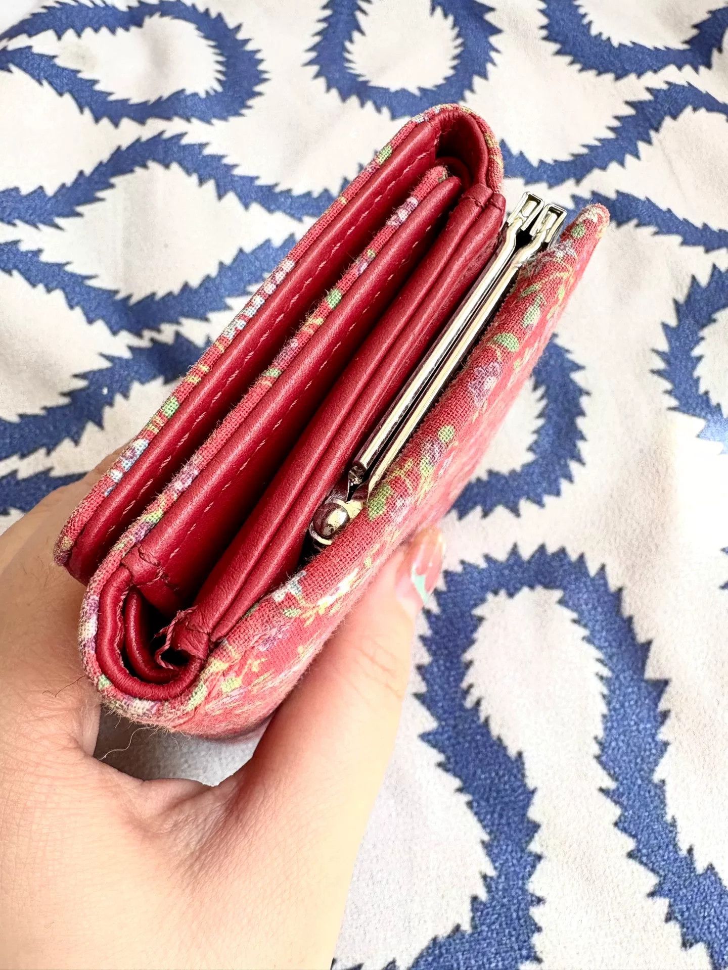 Vivienne Westwood Vivienne Westwood Red Floral Saturn Wallet Size ONE SIZE - 4 Thumbnail