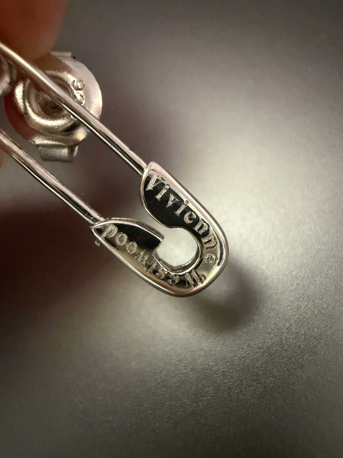 Vivienne Westwood Vivienne Westwood Silver Safety Pin Earrings Size ONE SIZE - 4 Thumbnail