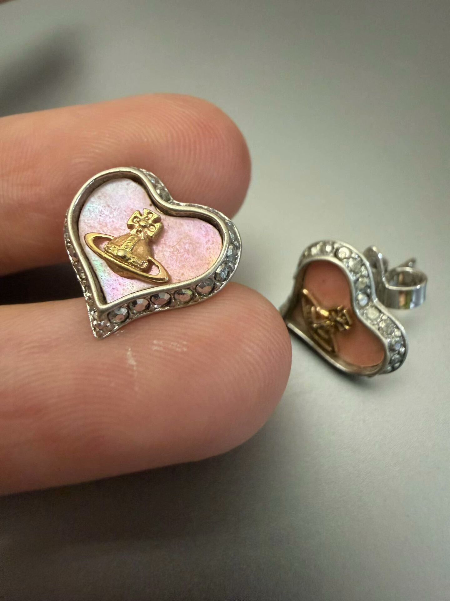 Vivienne Westwood Vivienne Westwood Heart Earrings Size ONE SIZE - 2 Thumbnail