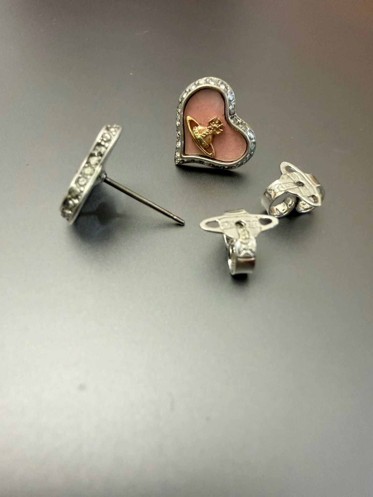 Vivienne Westwood Vivienne Westwood Heart Earrings Size ONE SIZE - 4 Thumbnail