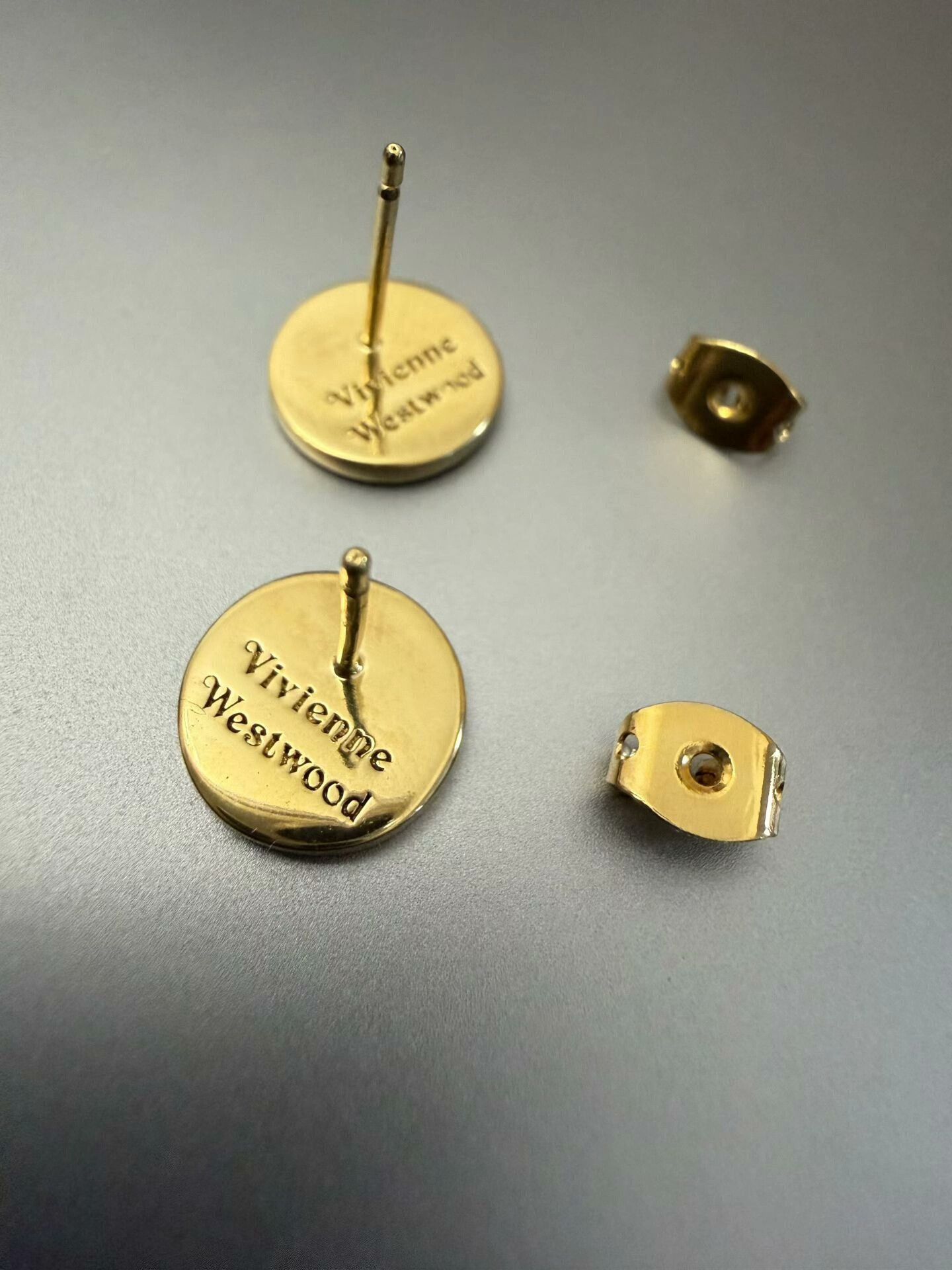 Vivienne Westwood Vivienne Westwood Saturn Emoji Earrings Size ONE SIZE - 2 Thumbnail