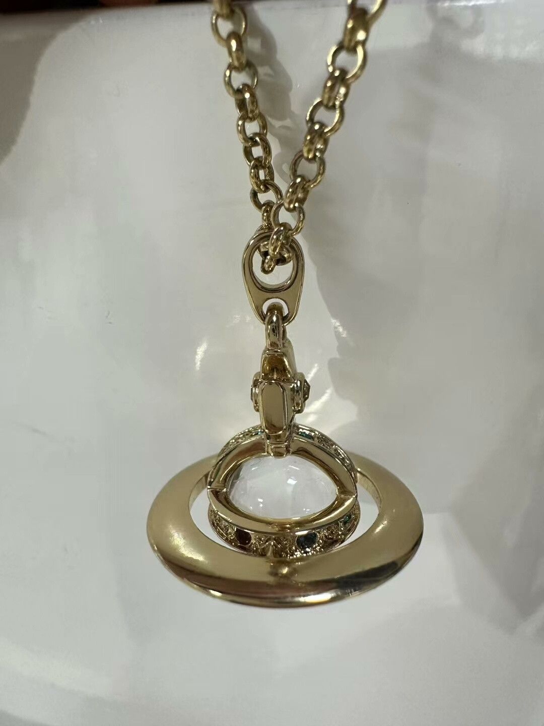 Vivienne Westwood Vivienne Westwood Saturn Necklace Size ONE SIZE - 5 Thumbnail