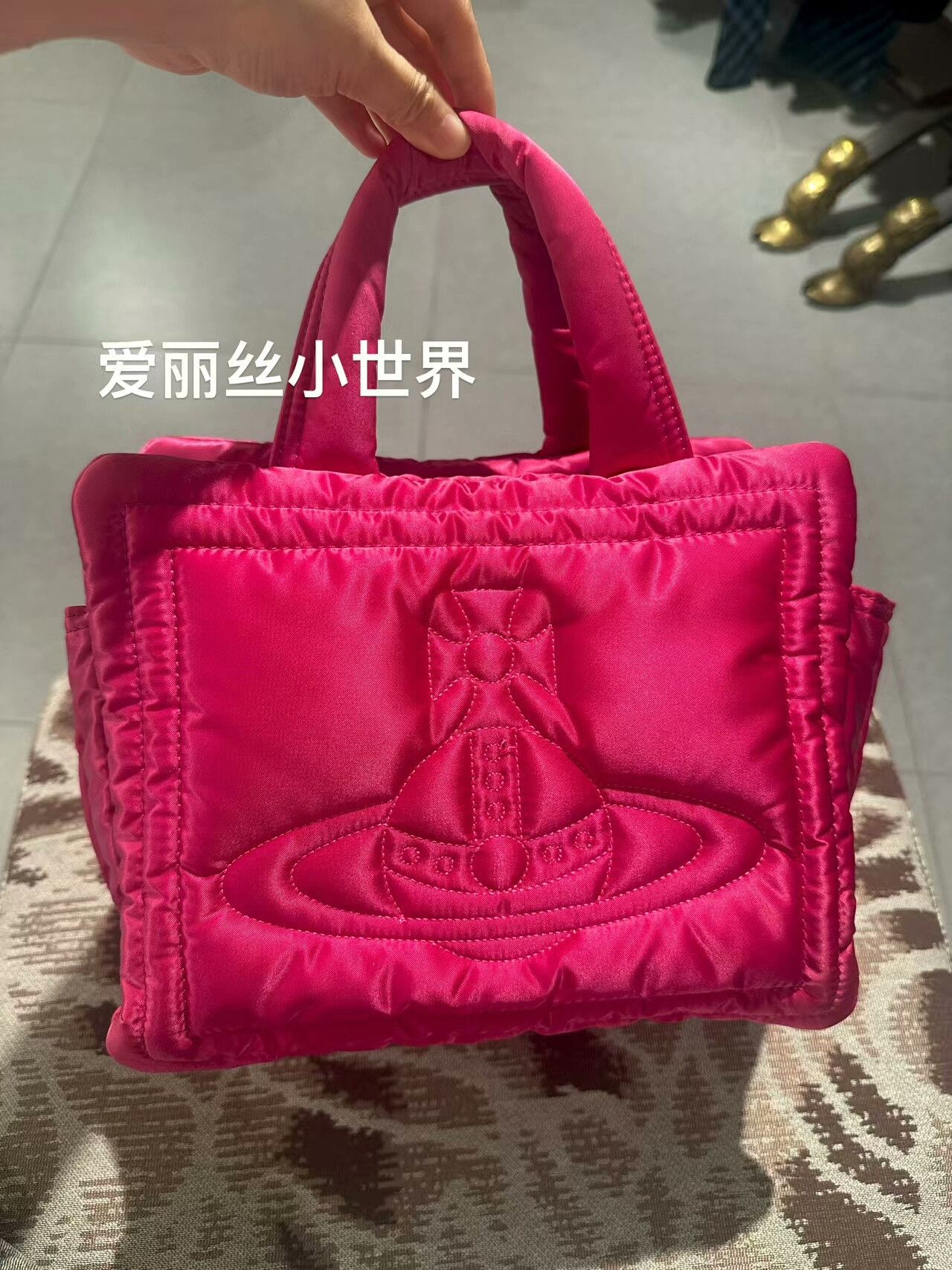 Vivienne Westwood Vivienne Westwood Pink Saturn Crossbody Bag Size ONE SIZE - 2 Thumbnail