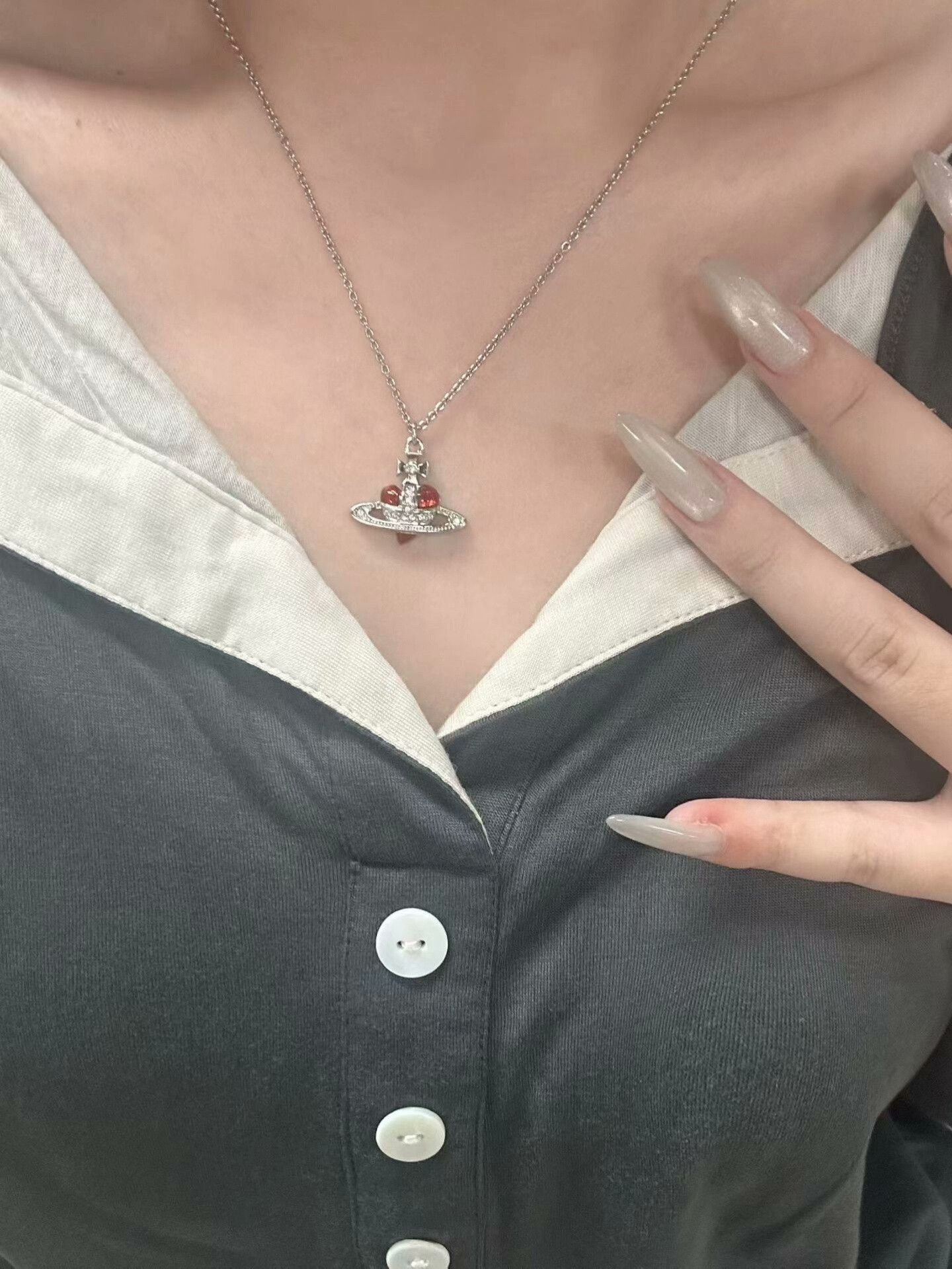 Vivienne Westwood Saturn Necklace