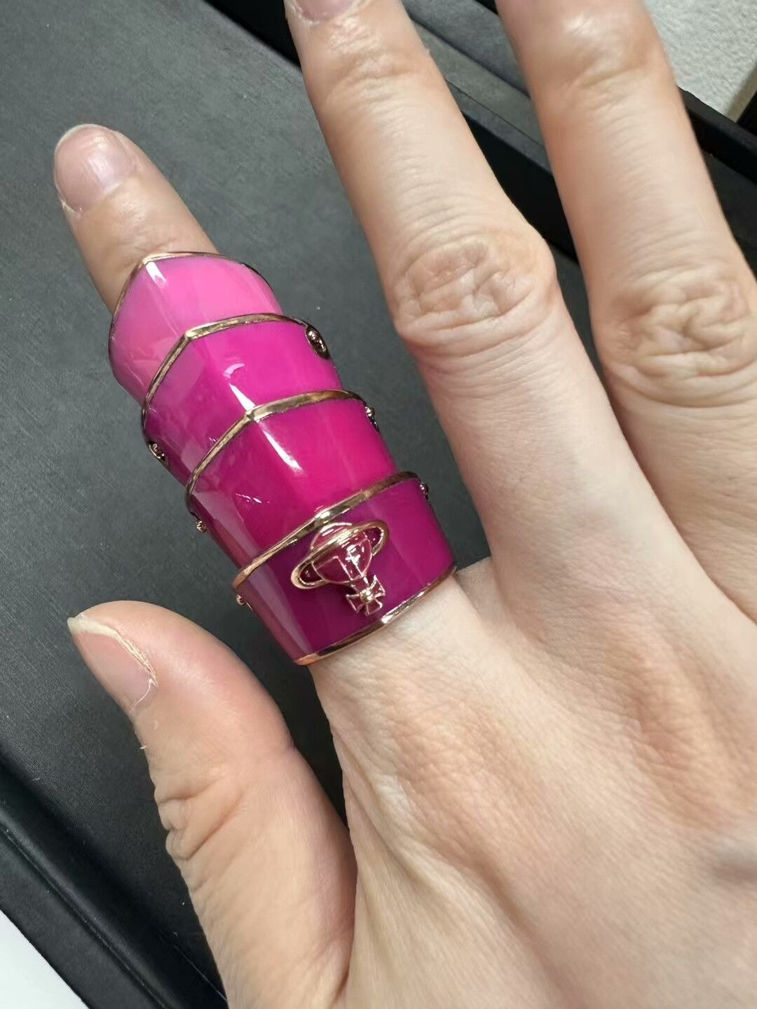 Vivienne Westwood Vivienne Westwood Saturn Ring Size ONE SIZE - 4 Thumbnail