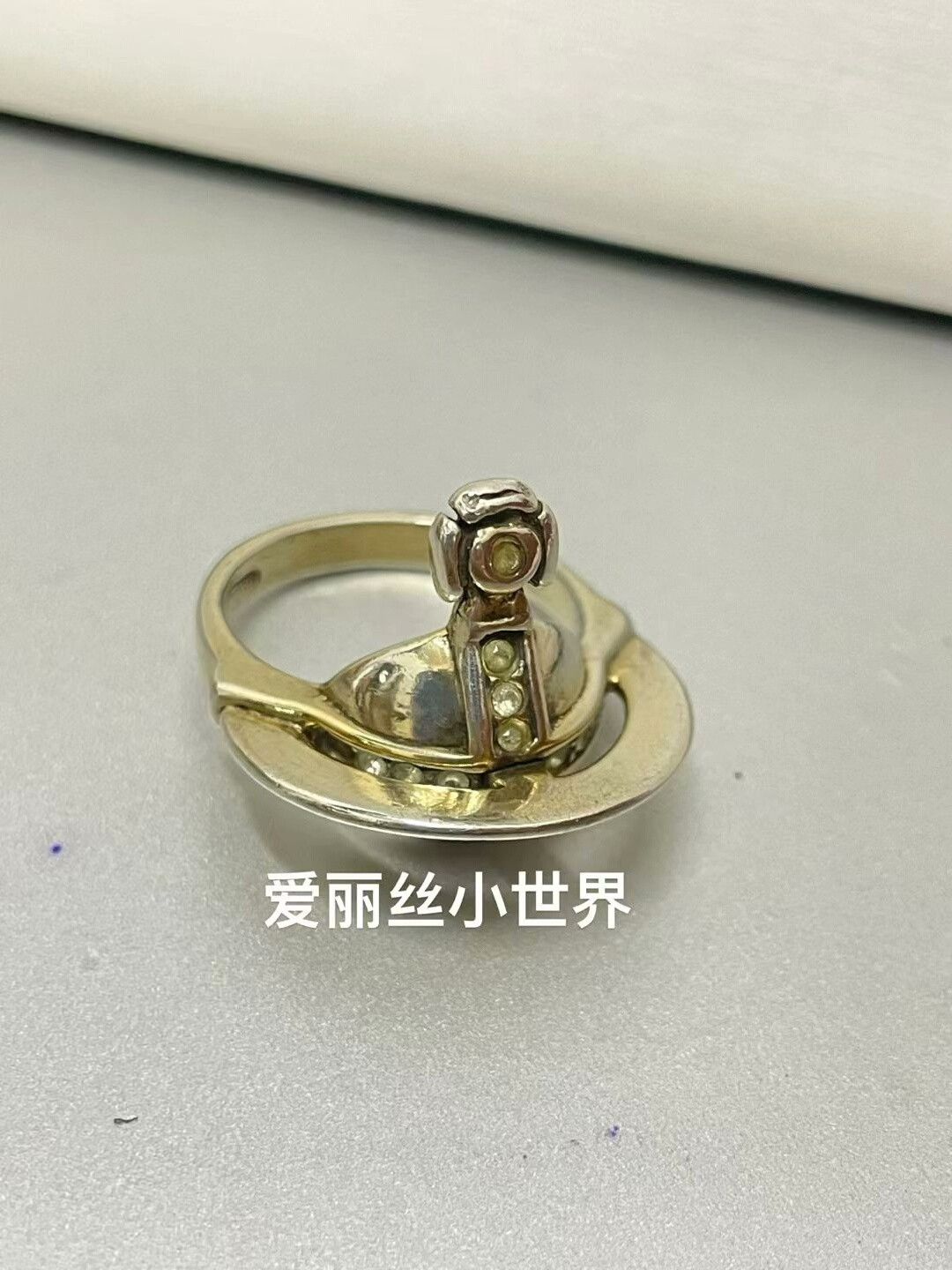Vivienne Westwood Vivienne Westwood Saturn Ring Size L Size ONE SIZE - 4 Thumbnail