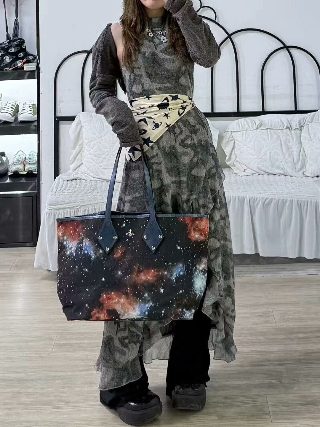 Vivienne Westwood Vivienne Westwood Saturn Tote Bag Size ONE SIZE - 4 Thumbnail