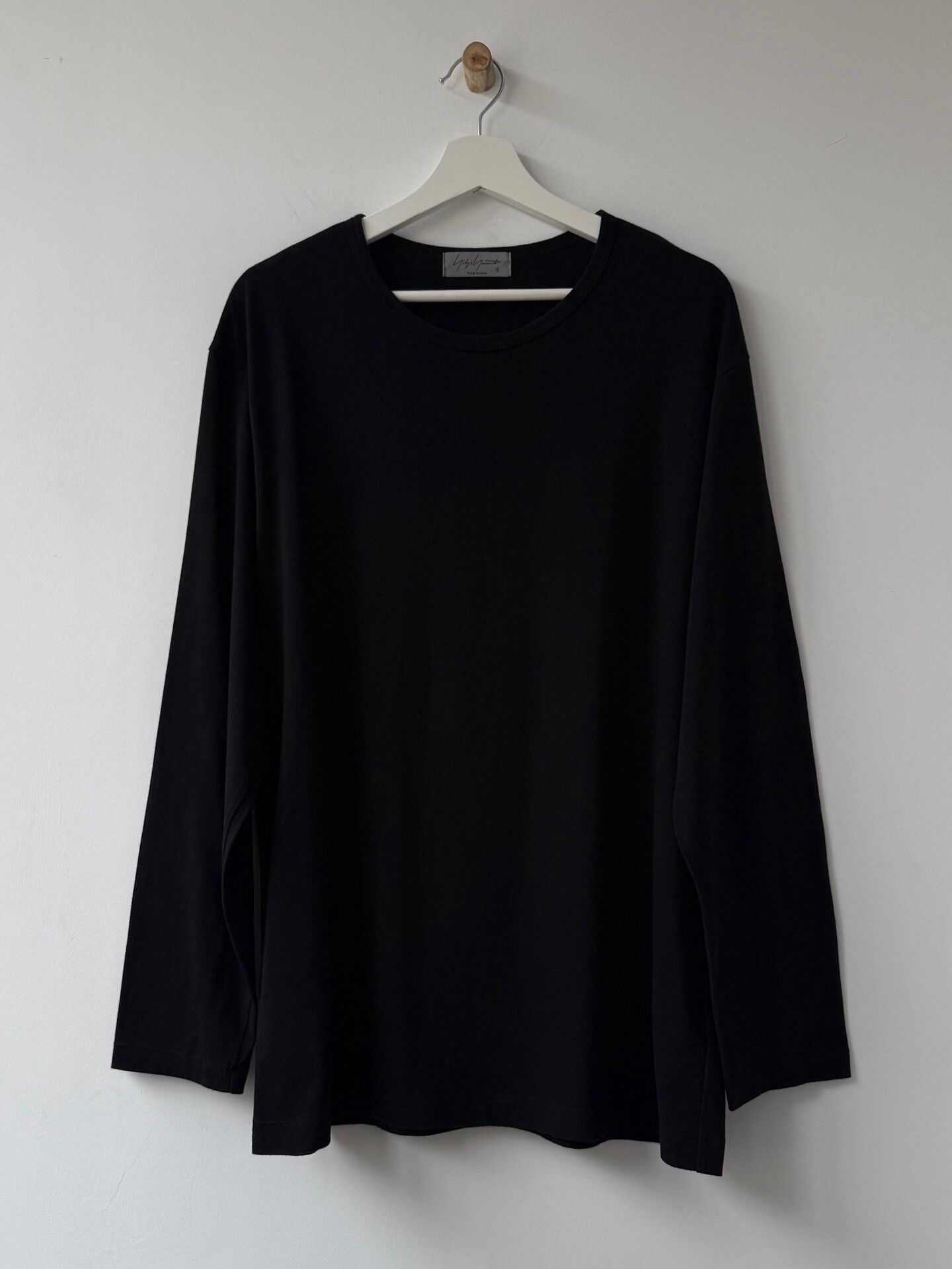Yohji Yamamoto Yohji Yamamoto Black Cotton Long Sleeve Top Size US L / EU 52-54 / 3 - 2 Thumbnail