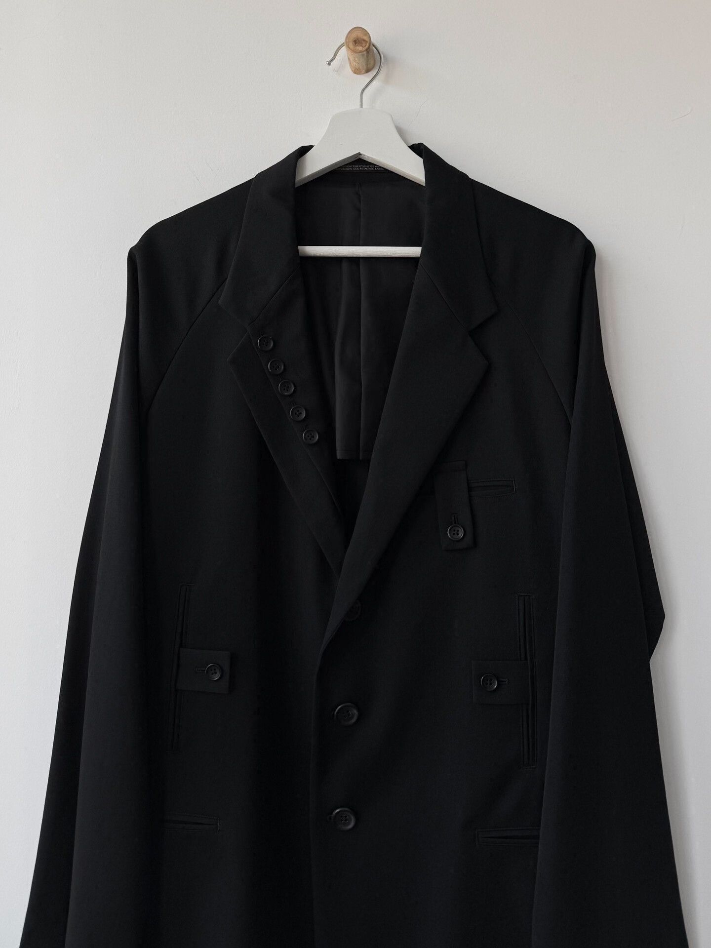 Yohji Yamamoto Yohji Yamamoto Black Military Style Jacket Size US L / EU 52-54 / 3 - 2 Thumbnail