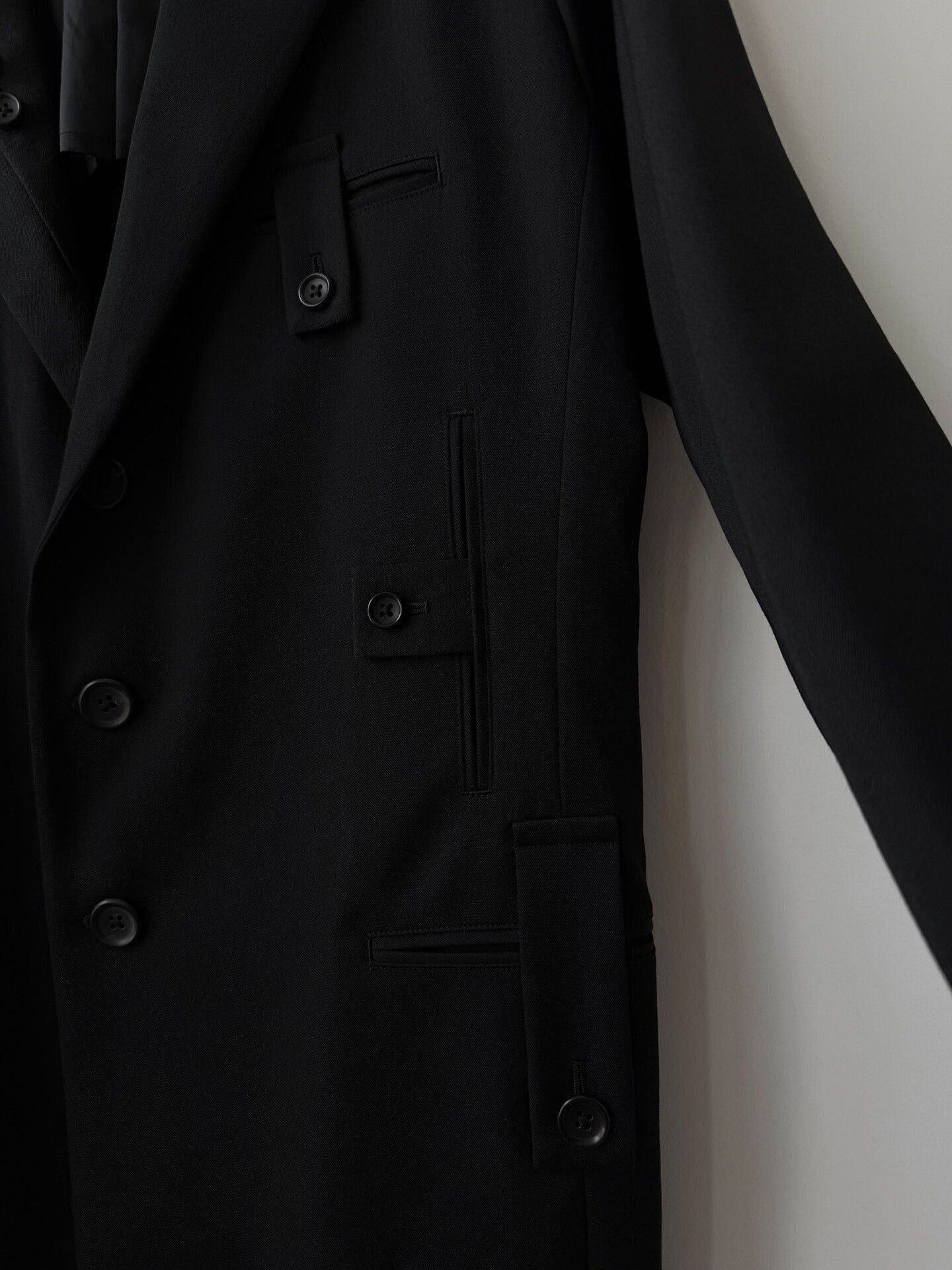 Yohji Yamamoto Yohji Yamamoto Black Military Style Jacket Size US L / EU 52-54 / 3 - 4 Thumbnail