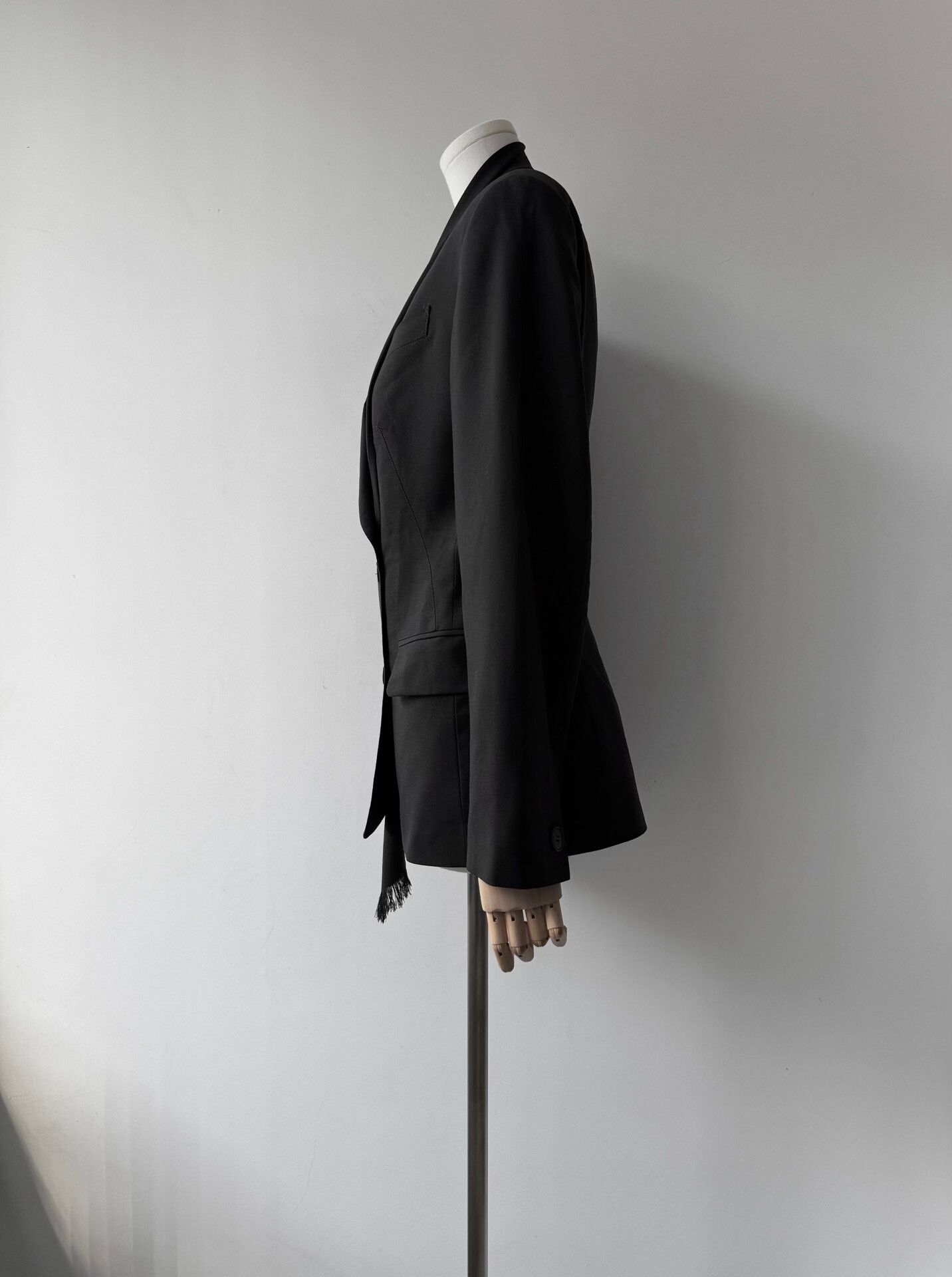 Jean Paul Gaultier Jean Paul Gaultier Black Wool Blazer Size S / US 4 / IT 40 - 5 Thumbnail