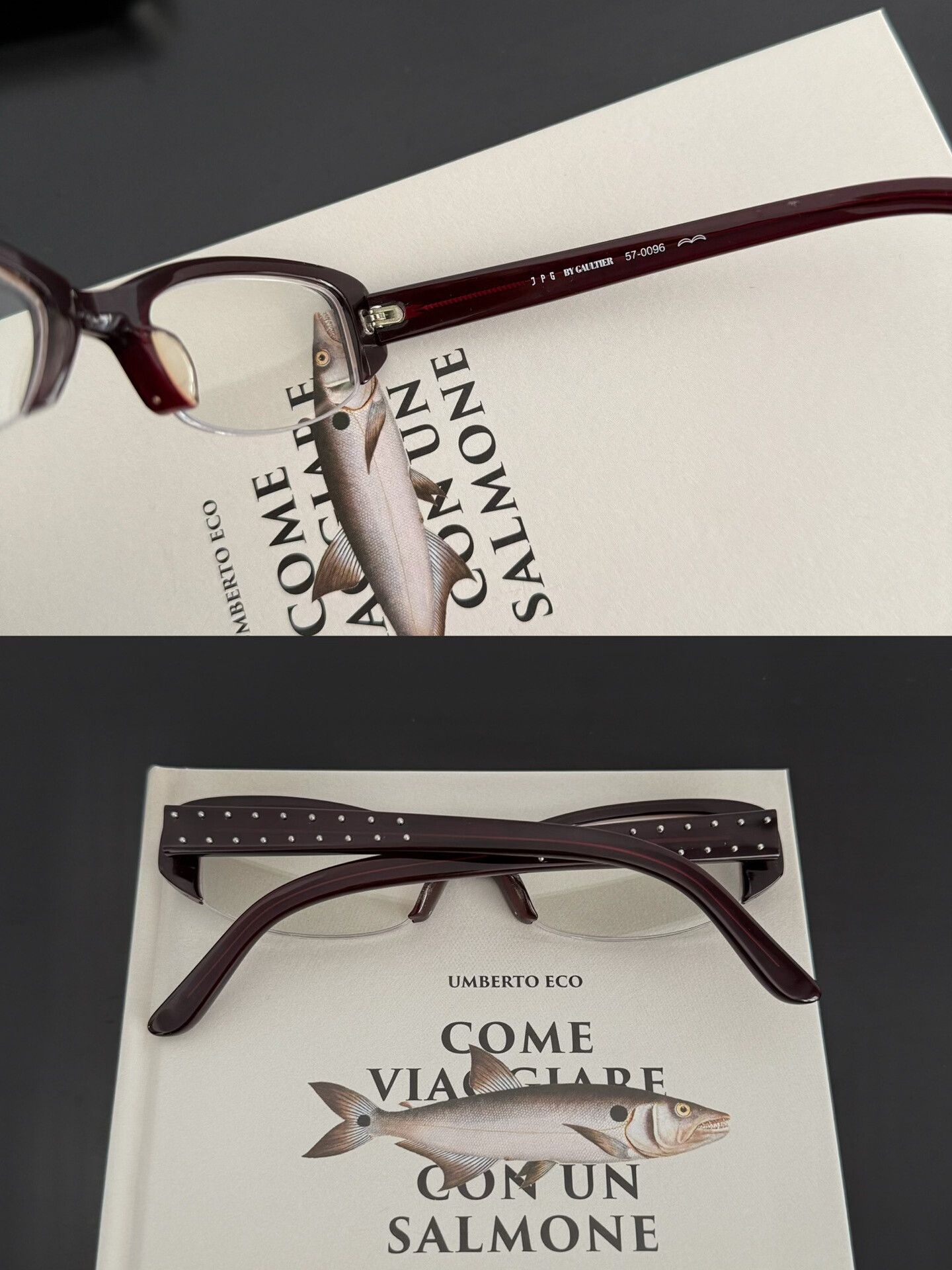 Jean Paul Gaultier Jean Paul Gaultier Half-Frame Glasses Size ONE SIZE - 8 Thumbnail