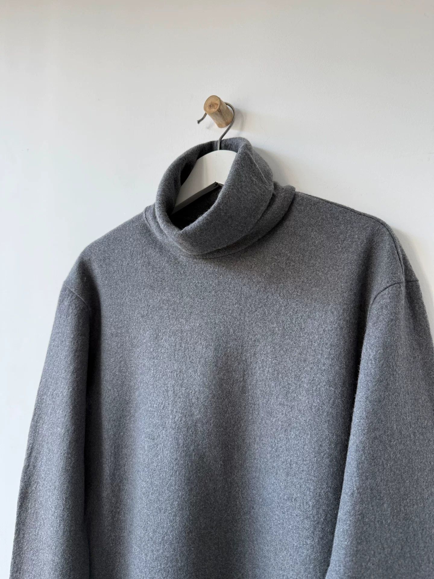 Y's for Men Yohji Yamamoto Wool Turtleneck Sweater Size US L / EU 52-54 / 3 - 3 Thumbnail