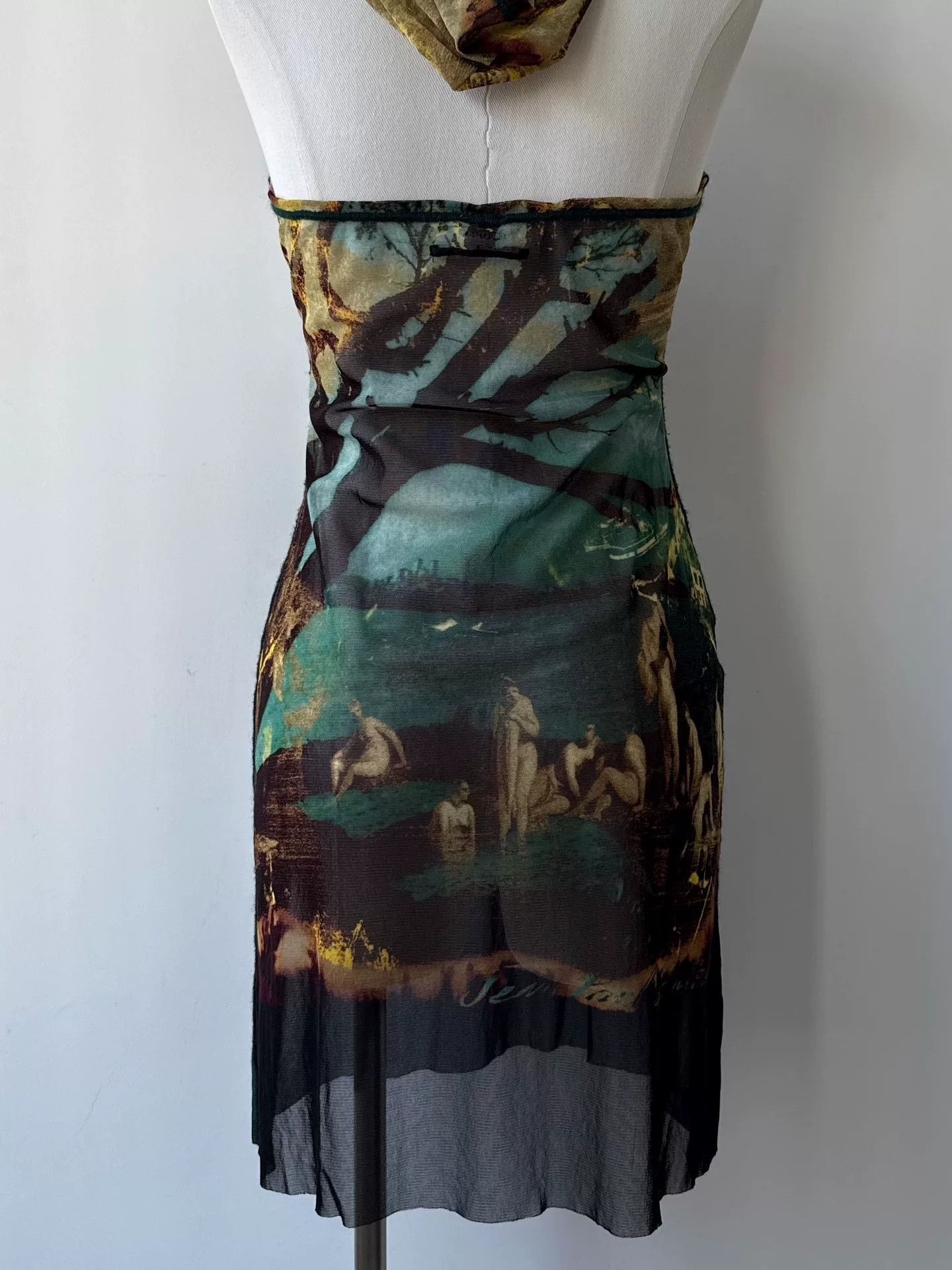 Jean Paul Gaultier Jean Paul Gaultier Artistic Mesh Hooded Dress Size S / US 4 / IT 40 - 7 Thumbnail